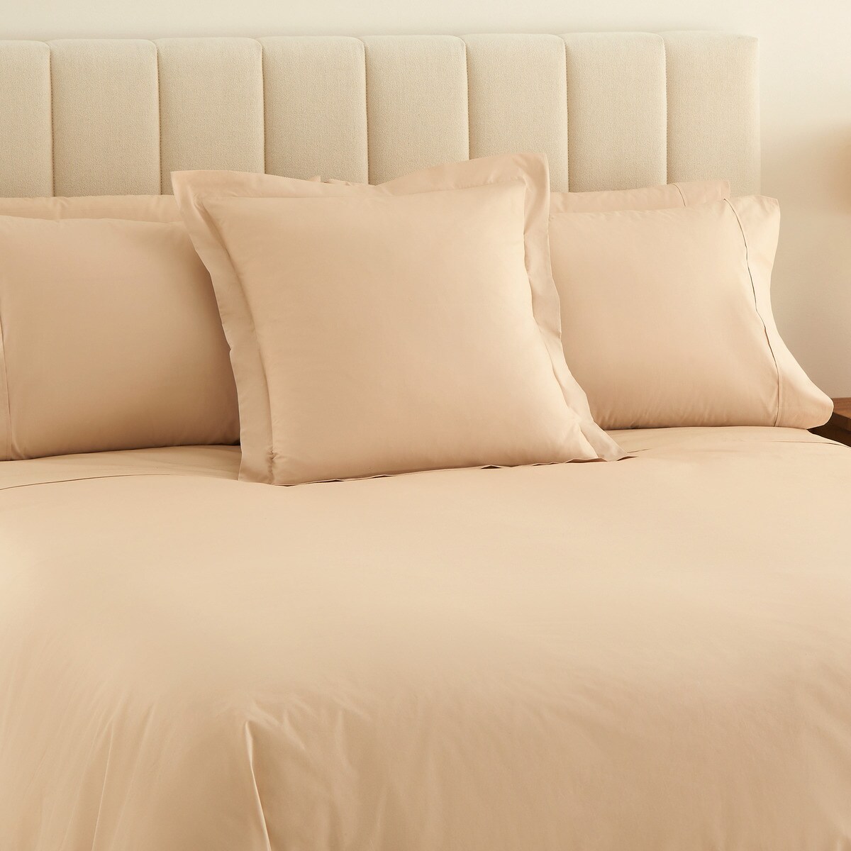 Funda nórdica Algodón Percal 200 hilos El Corte Inglés - Beige Cama 90 cm Beige-6
