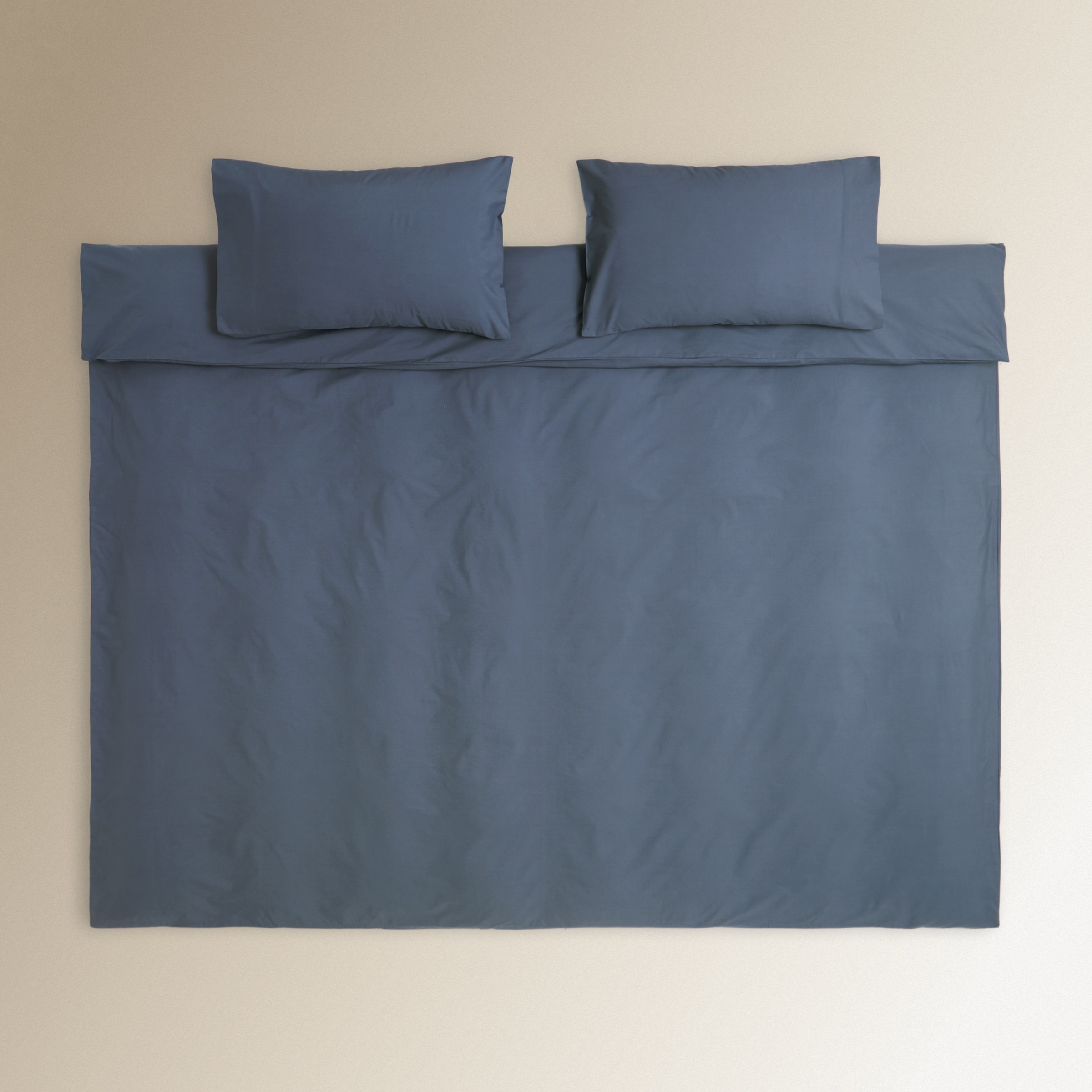 Funda nórdica Algodón Percal 200 hilos - Navy Cama 150 cm Navy-2