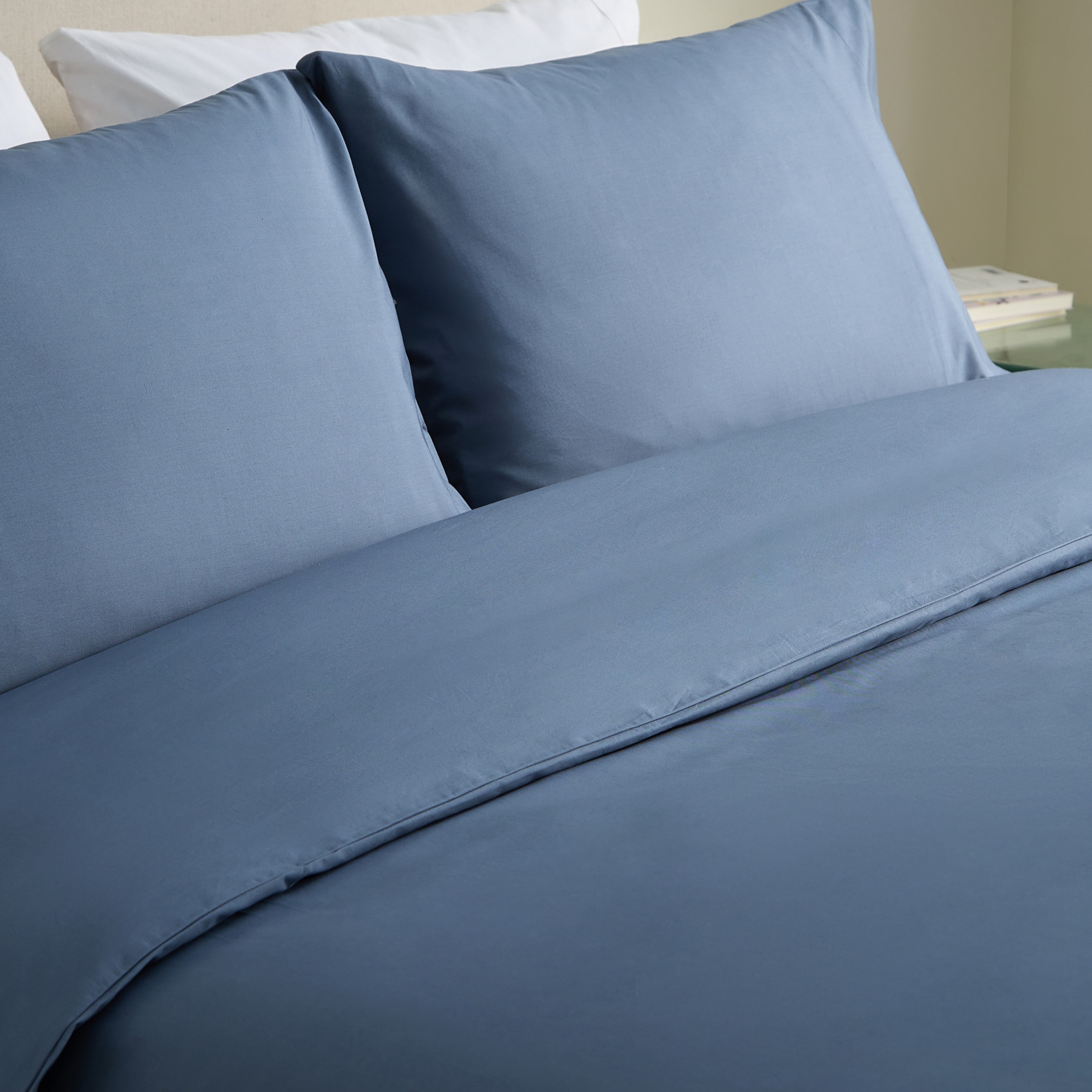 Funda nórdica Algodón Percal 200 hilos - Navy Cama 150 cm Navy-3