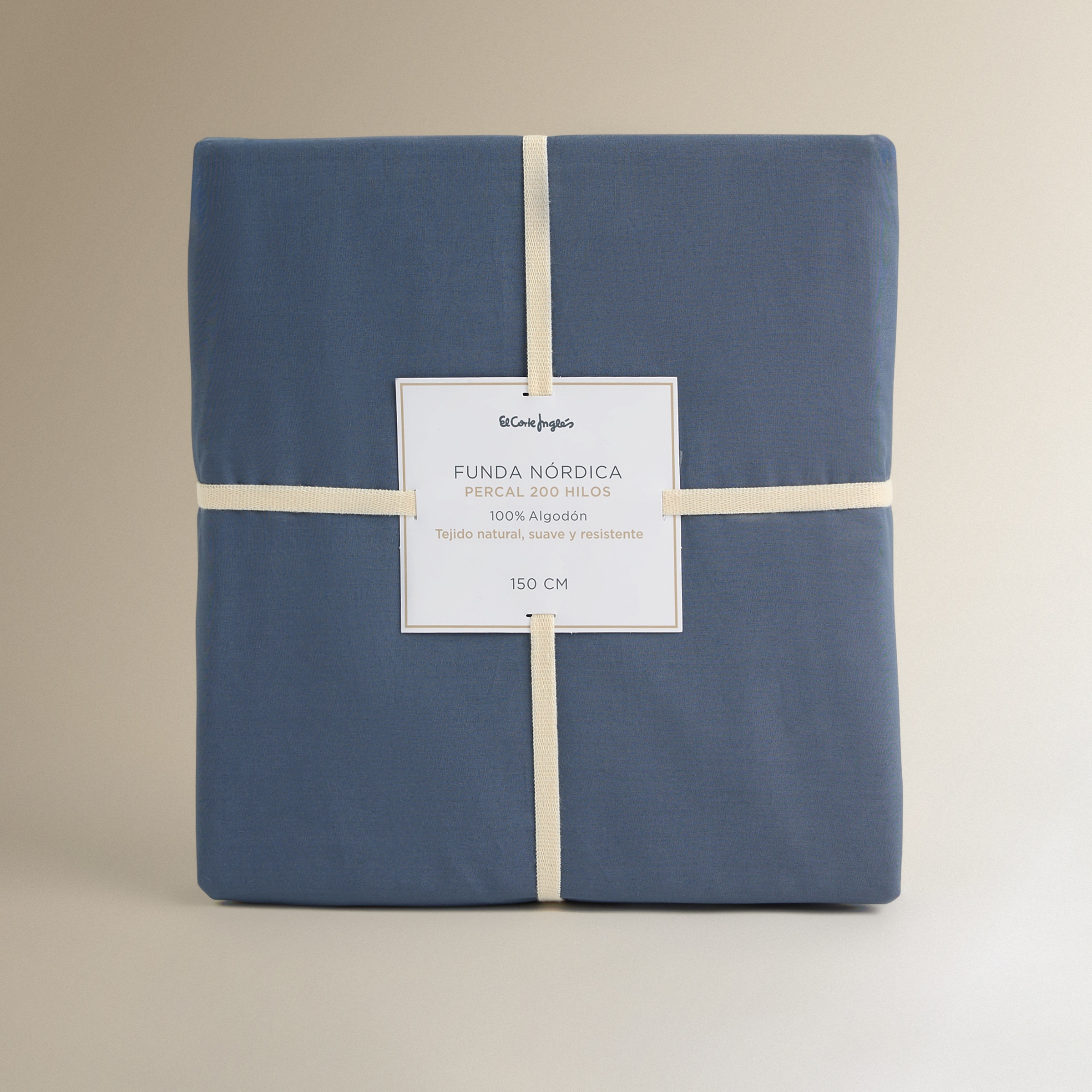 Funda nórdica Algodón Percal 200 hilos - Navy Cama 150 cm Navy-8