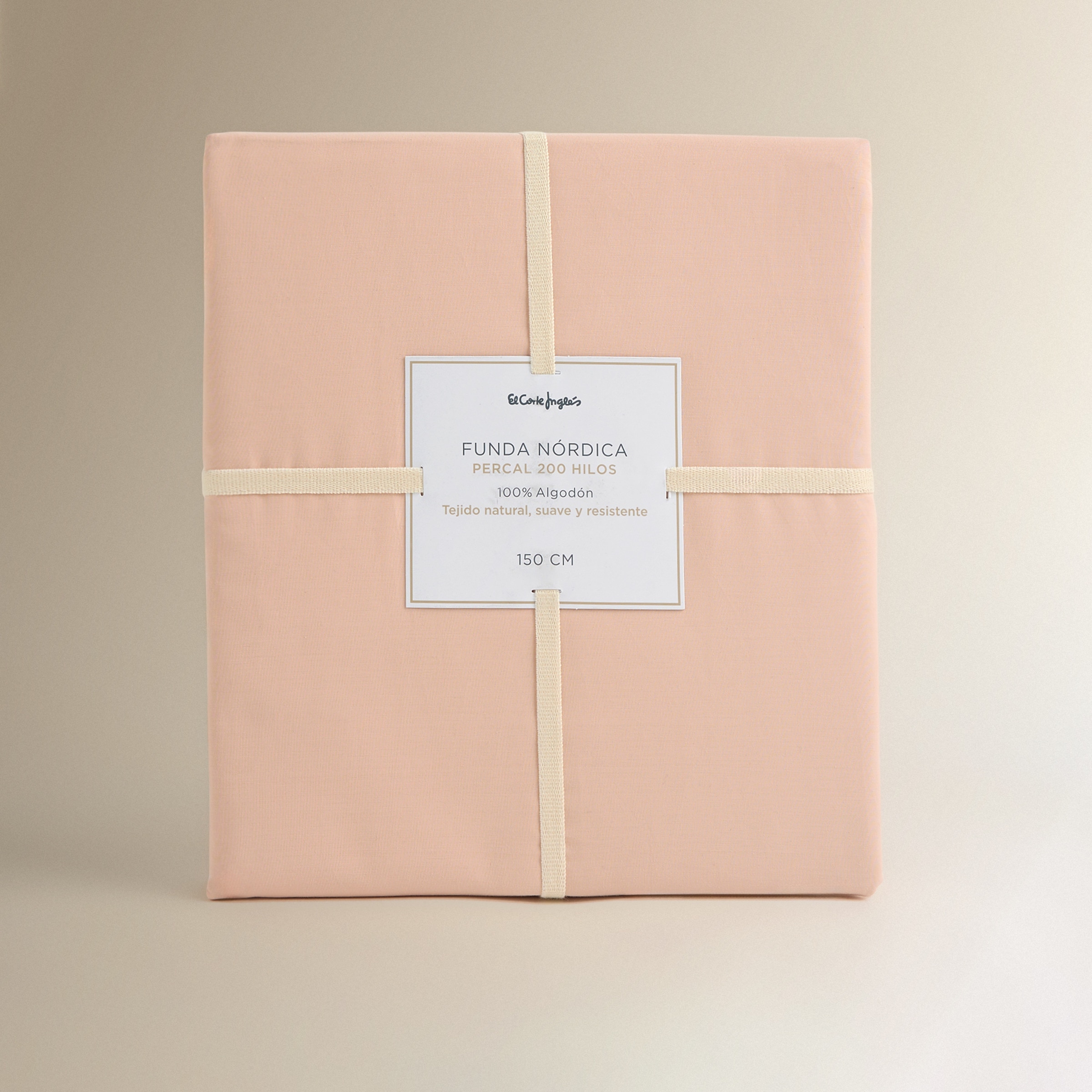 Funda nórdica Algodón Percal 200 hilos - Rosa Pétalo Cama 150 cm Rosa Pétalo-8