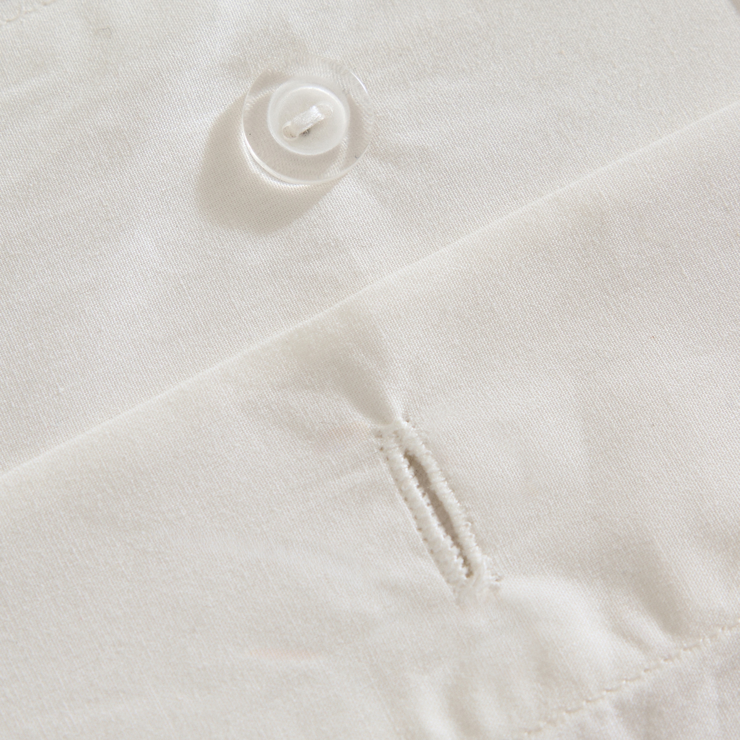 Funda nórdica Algodón Percal 200 hilos - Crudo Cama 150 cm Crudo-5