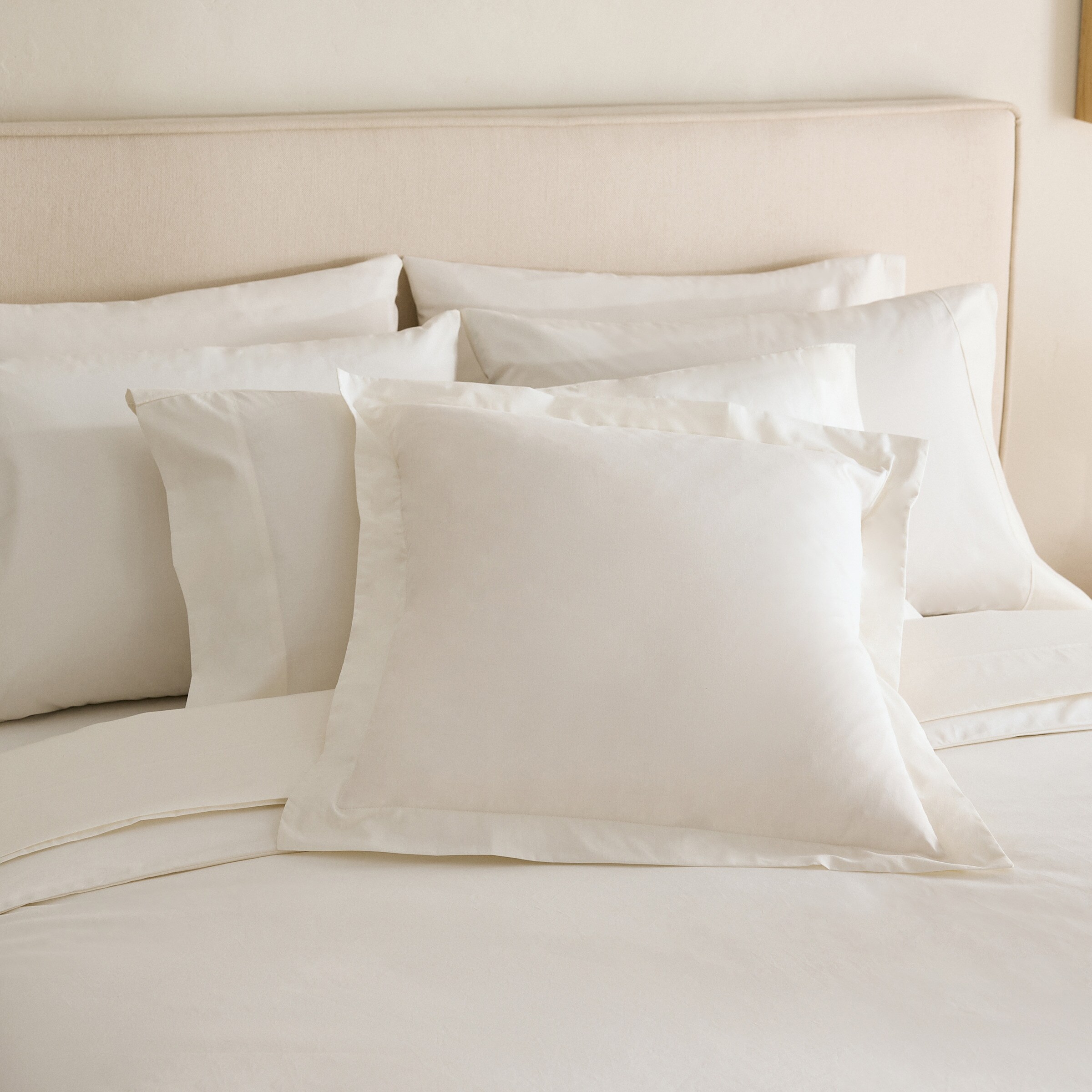 Funda nórdica Algodón Percal 200 hilos - Crudo Cama 150 cm Crudo-7