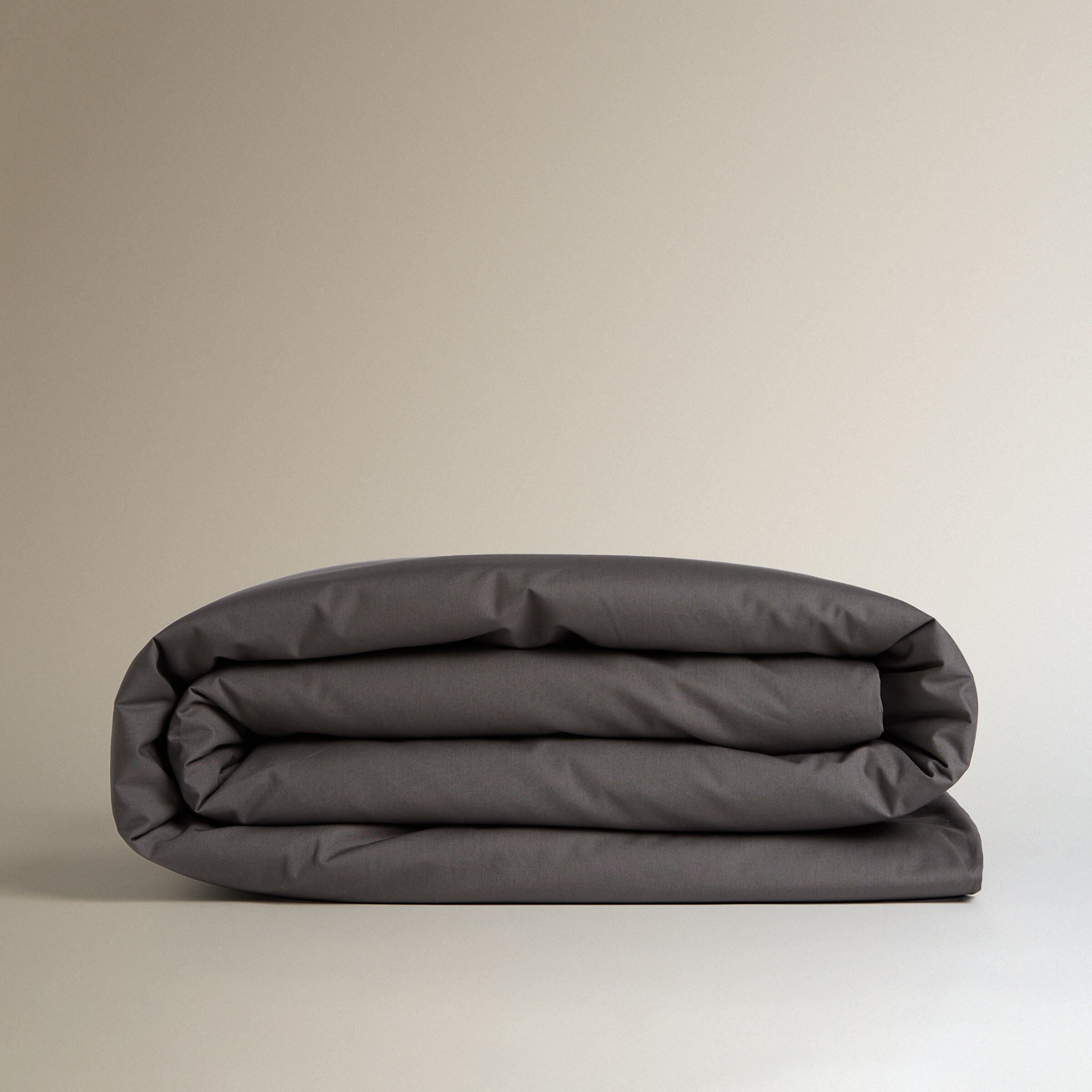 Capa de Edredão de Algodão Percal 200 Fios Antracite-6