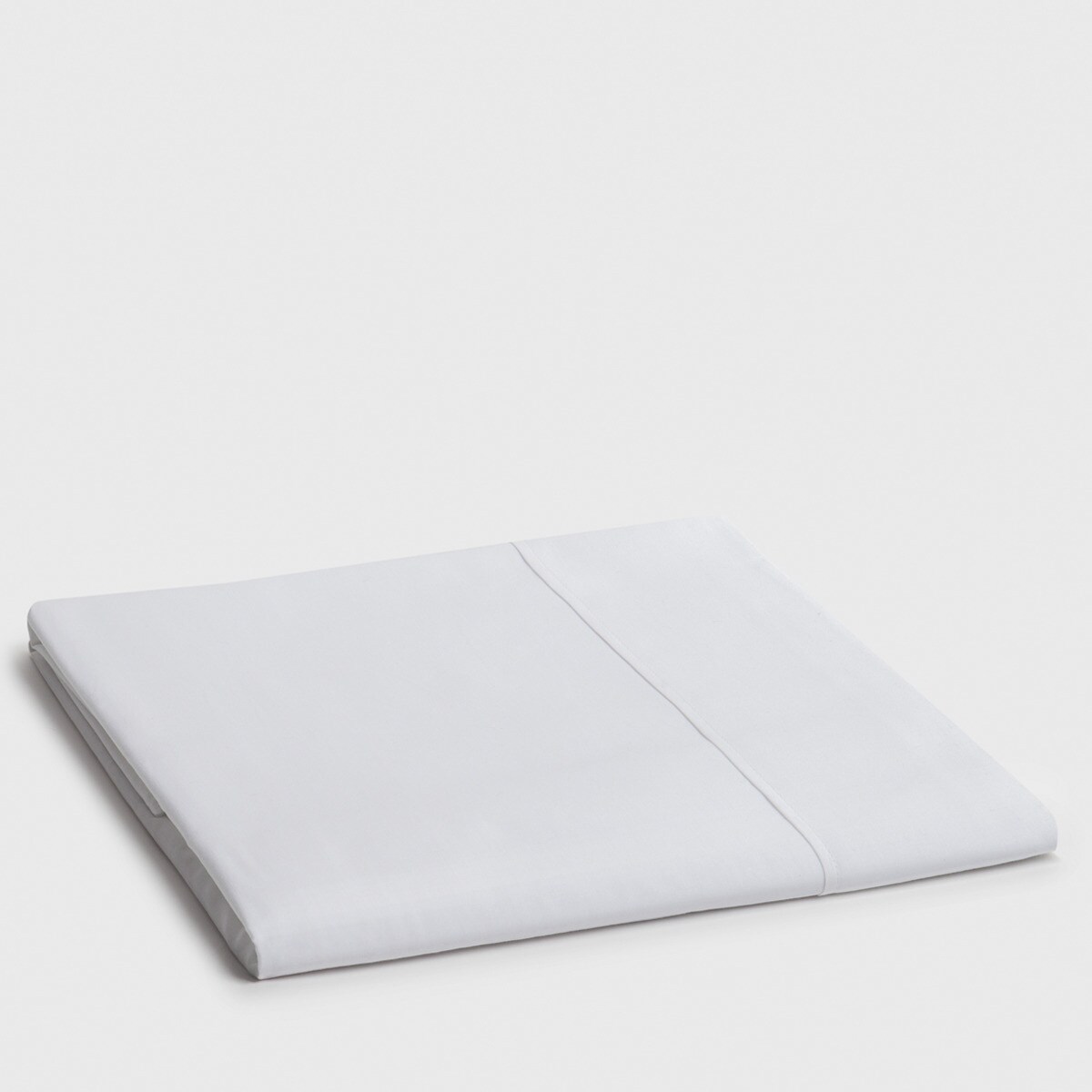 Lençol de Cima de Algodão Percal 200 Fios Branco-7