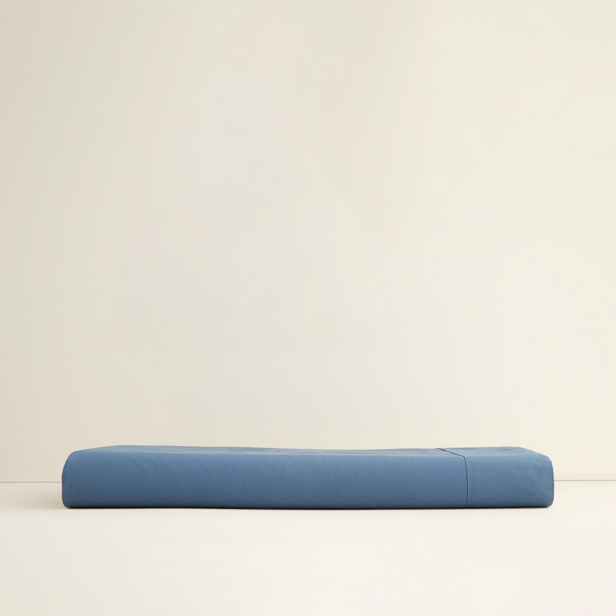 Sábana encimera Algodón Percal 200 hilos El Corte Inglés - Azul Cama 90 cm Azul-3