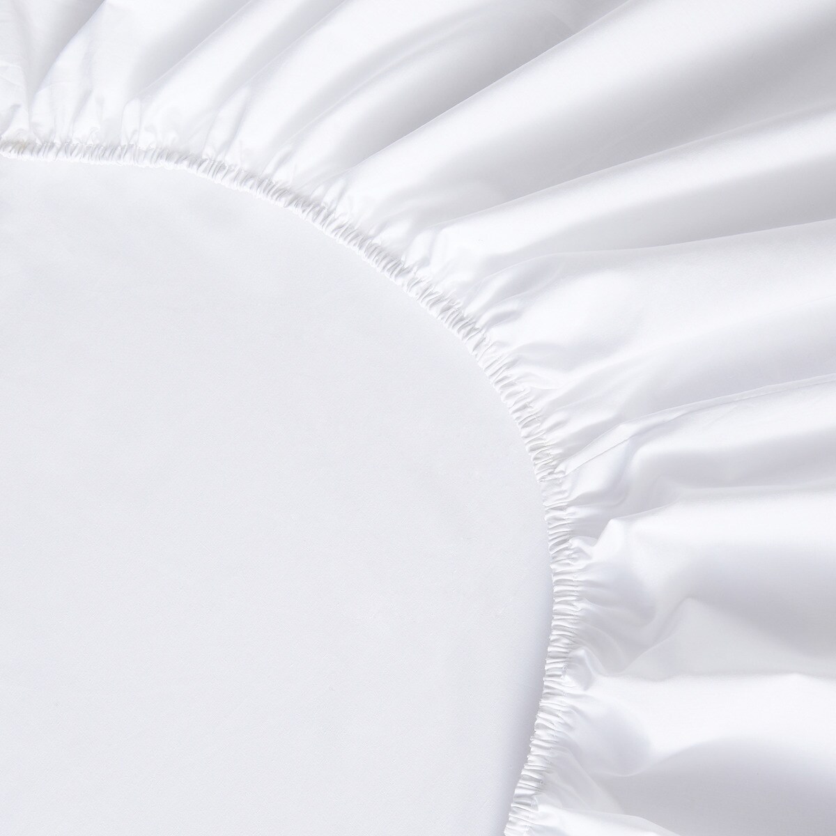 Lençol de Baixo Platibanda - 40 cm Algodão Percal 200 Fios Branco-2