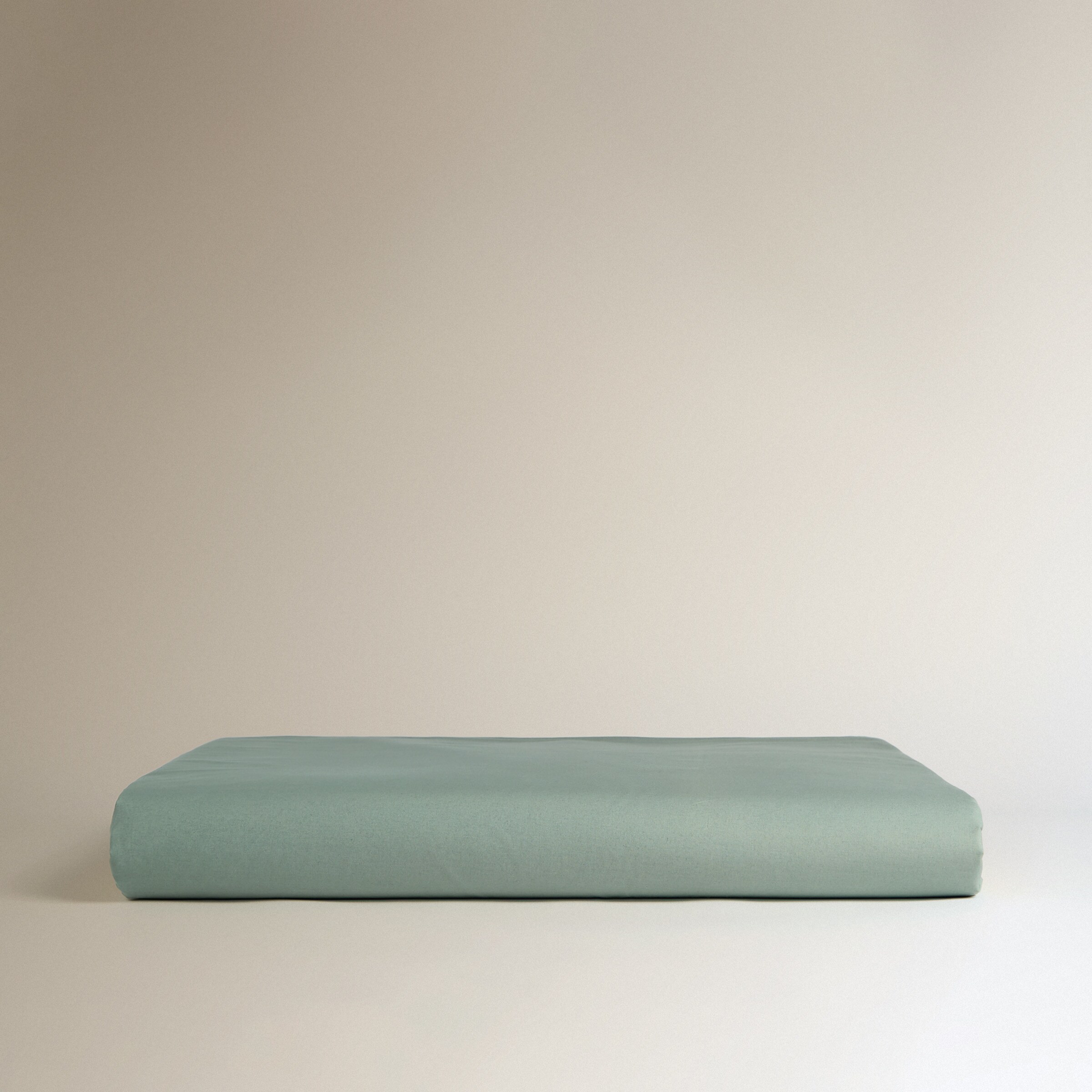 Sábana bajera Algodón Percal 200 hilos platabanda 35 cm - Verde hoja Cama 90 cm Verde hoja-4