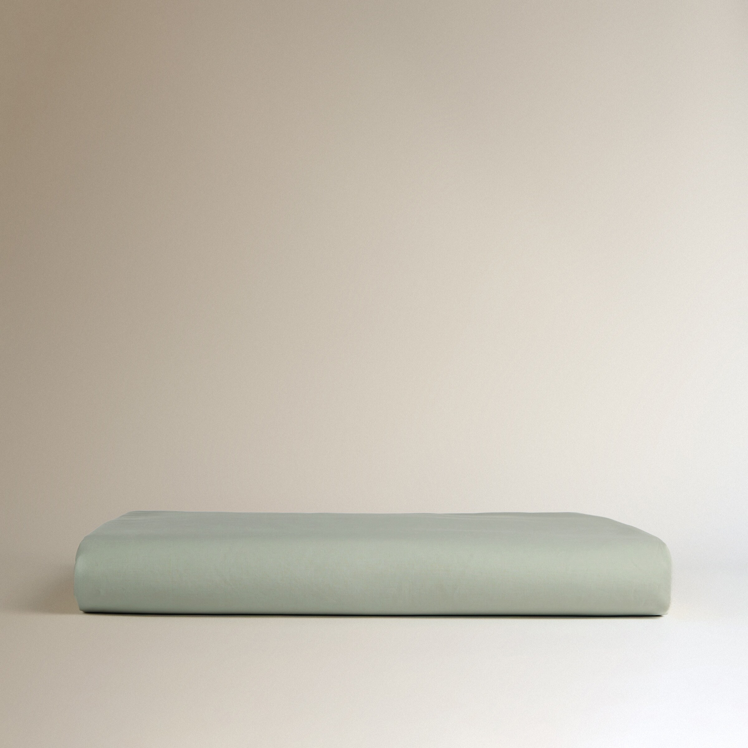 Sábana bajera Algodón Percal 200 hilos platabanda 35 cm - Verde Agua Cama 90 cm Verde Agua-4