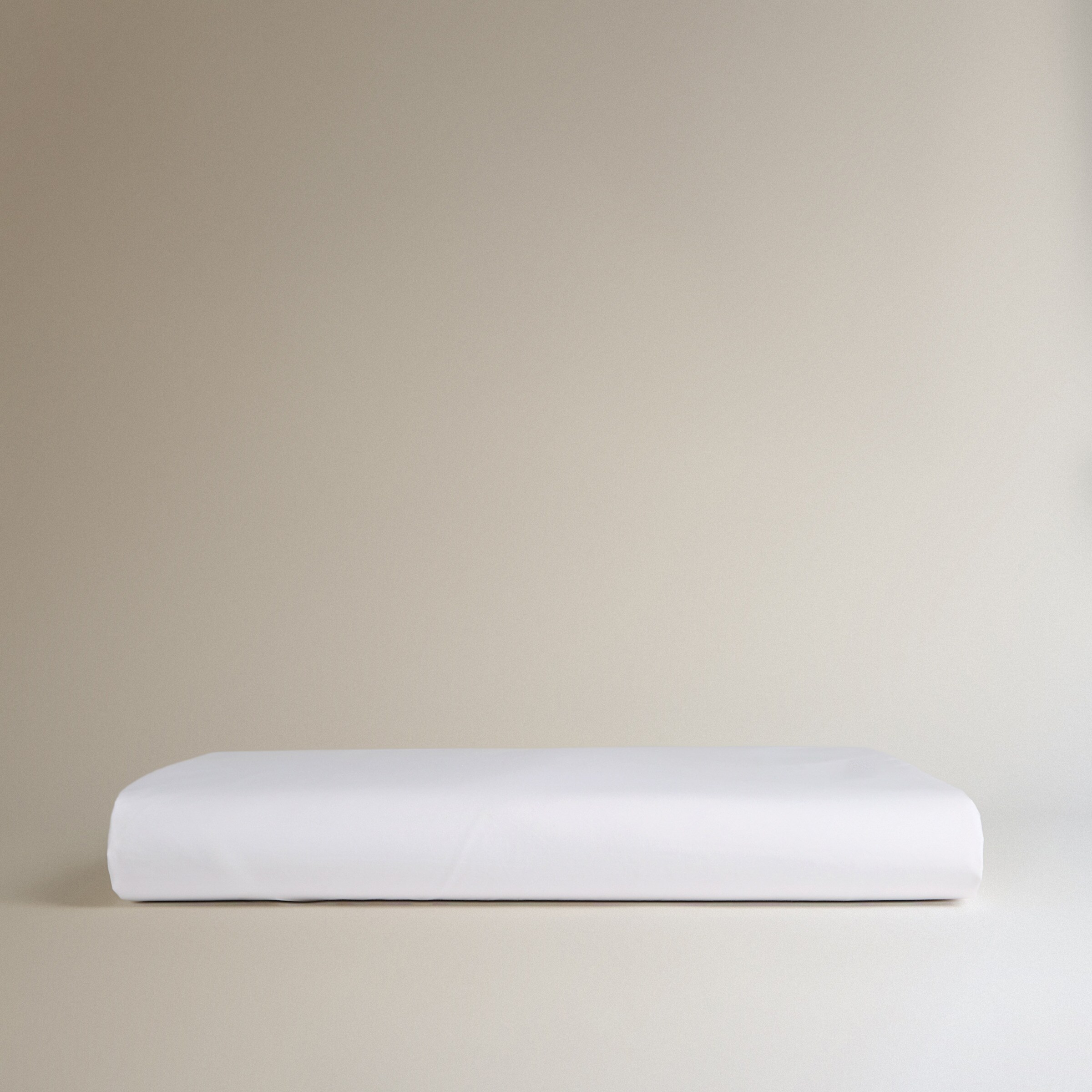 Sábana bajera Algodón Percal 200 hilos platabanda 35 cm - Blanco Cama 135 cm Blanco-4