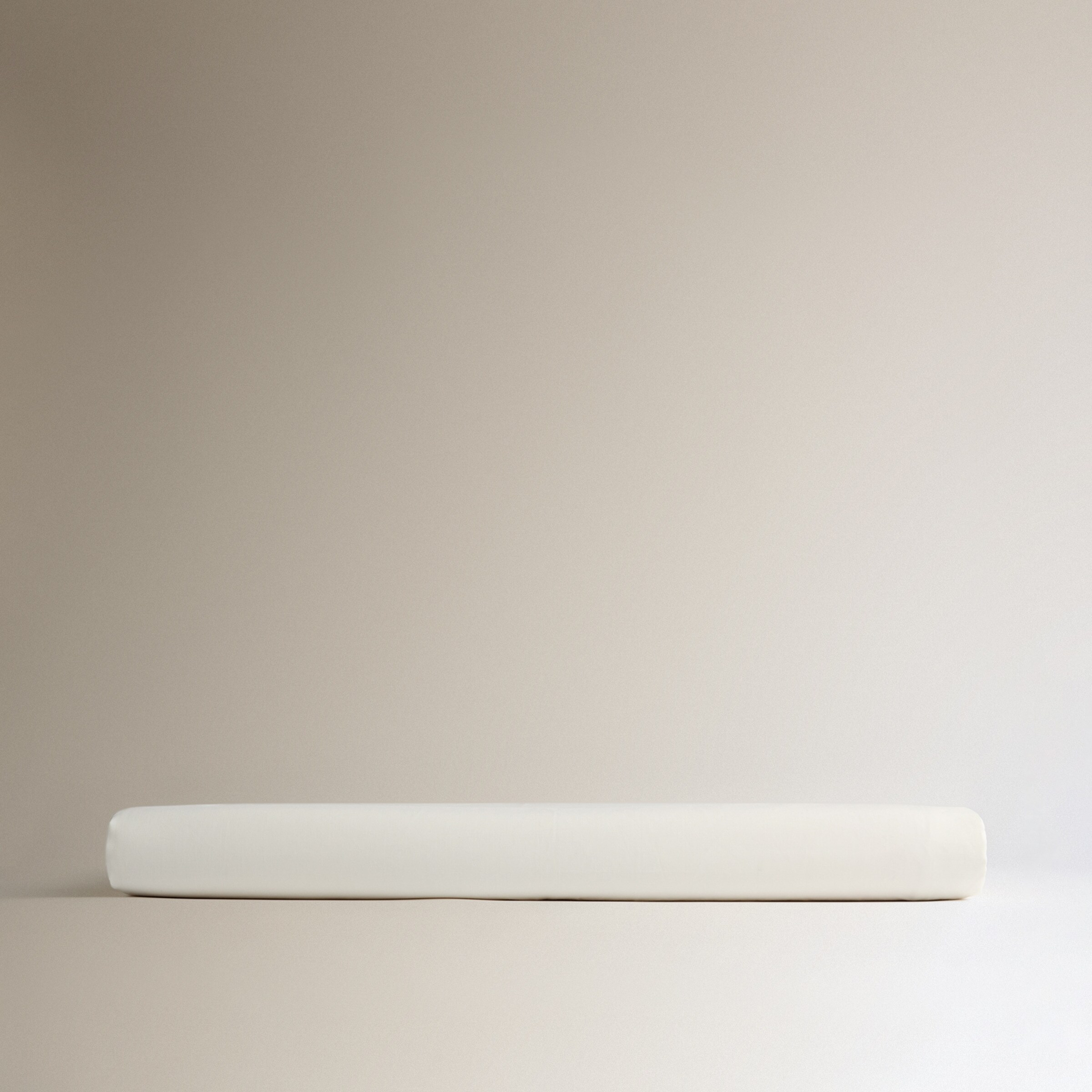 Sábana bajera Algodón Percal 200 hilos platabanda 35 cm - Crudo Cama 135 cm Crudo-4