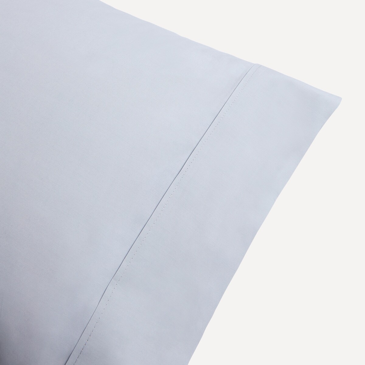 Funda de almohada Algodón Percal 200 hilos El Corte Inglés - Gris perla 50 x 85 cm Gris perla-2