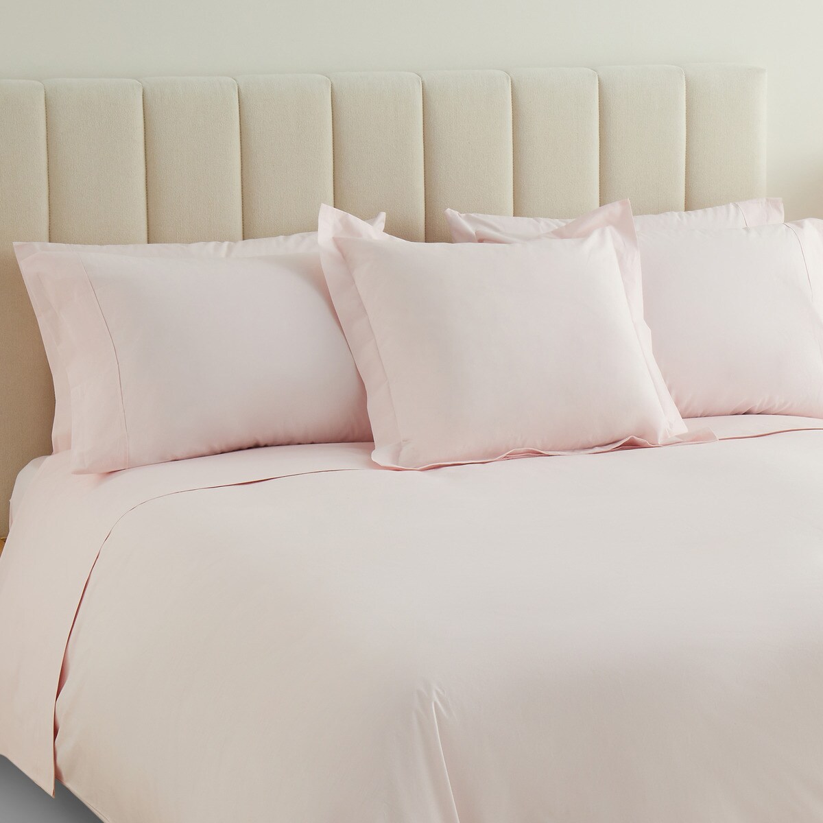 Funda de almohada Algodón Percal 200 hilos El Corte Inglés - Rosa Pétalo 45 x 110 cm Rosa Pétalo-3