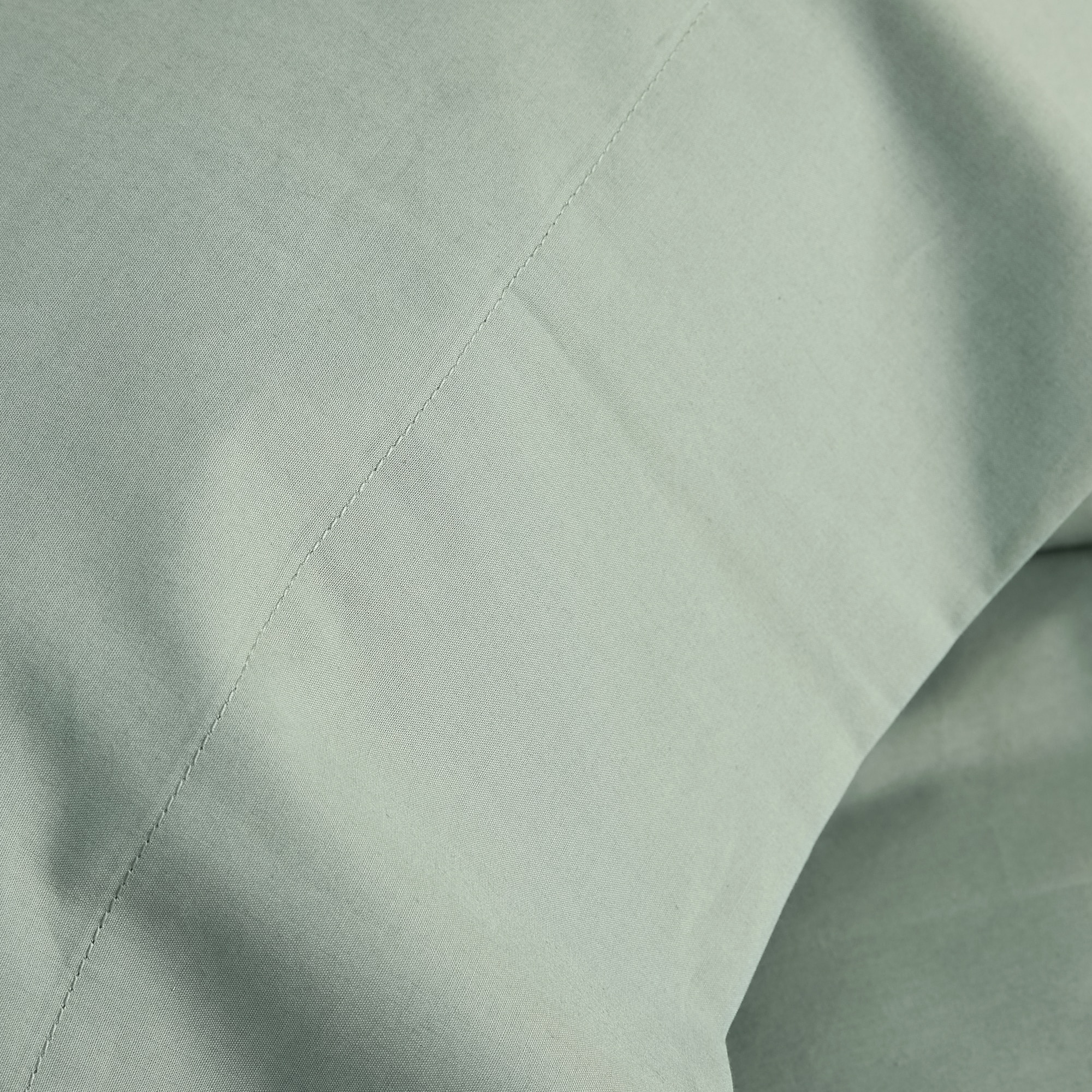 Funda de almohada Algodón Percal 200 hilos - Verde hoja 45 x 110 cm Verde hoja-2