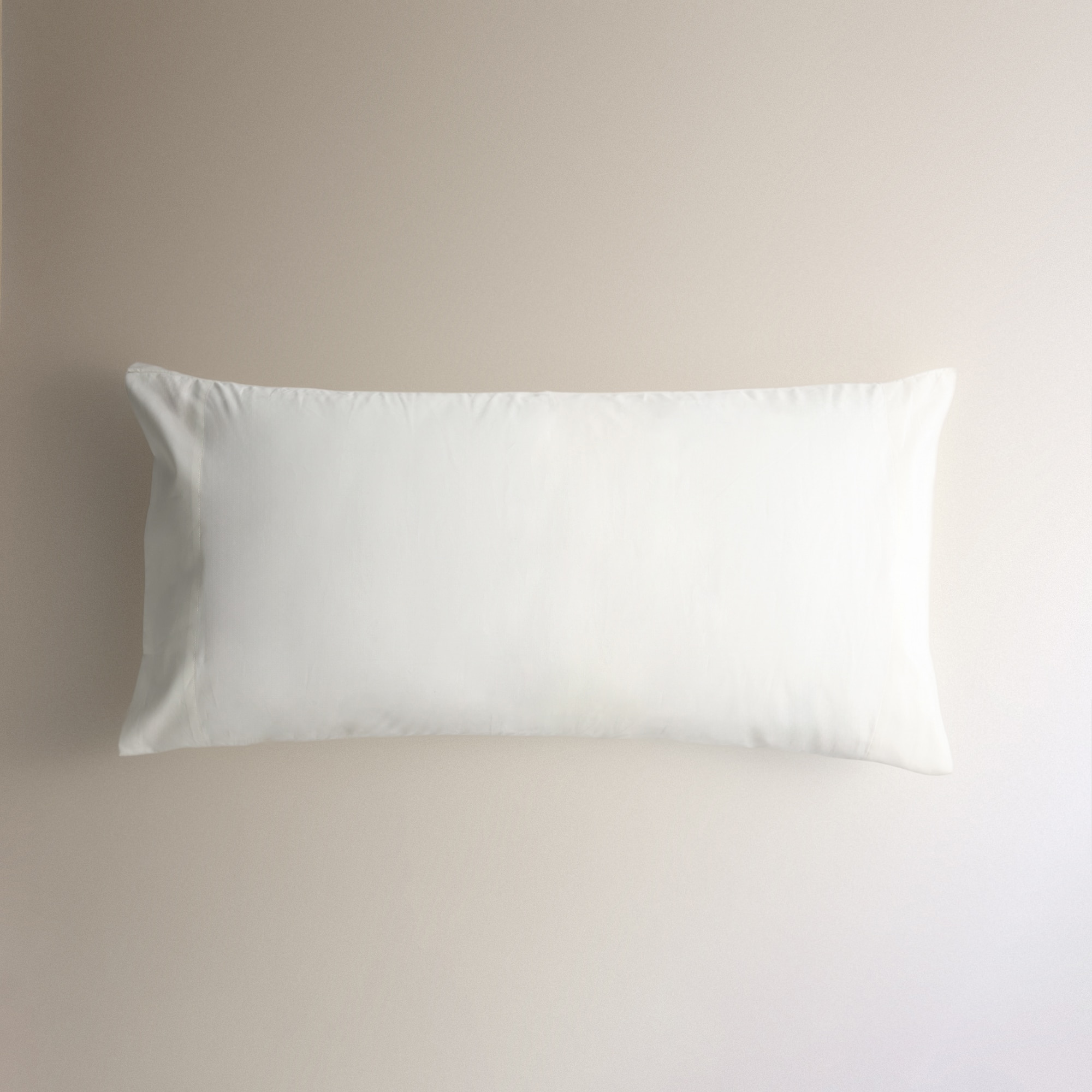 Funda de almohada Algodón Percal 200 hilos - Crudo 45 x 155 cm Crudo-2