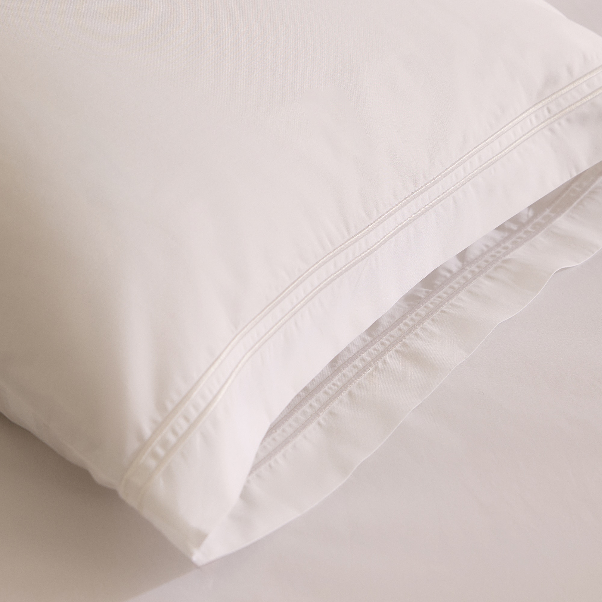 Fronha de Algodão Percal Egípcio Hotel - 400 Fios Branco-4