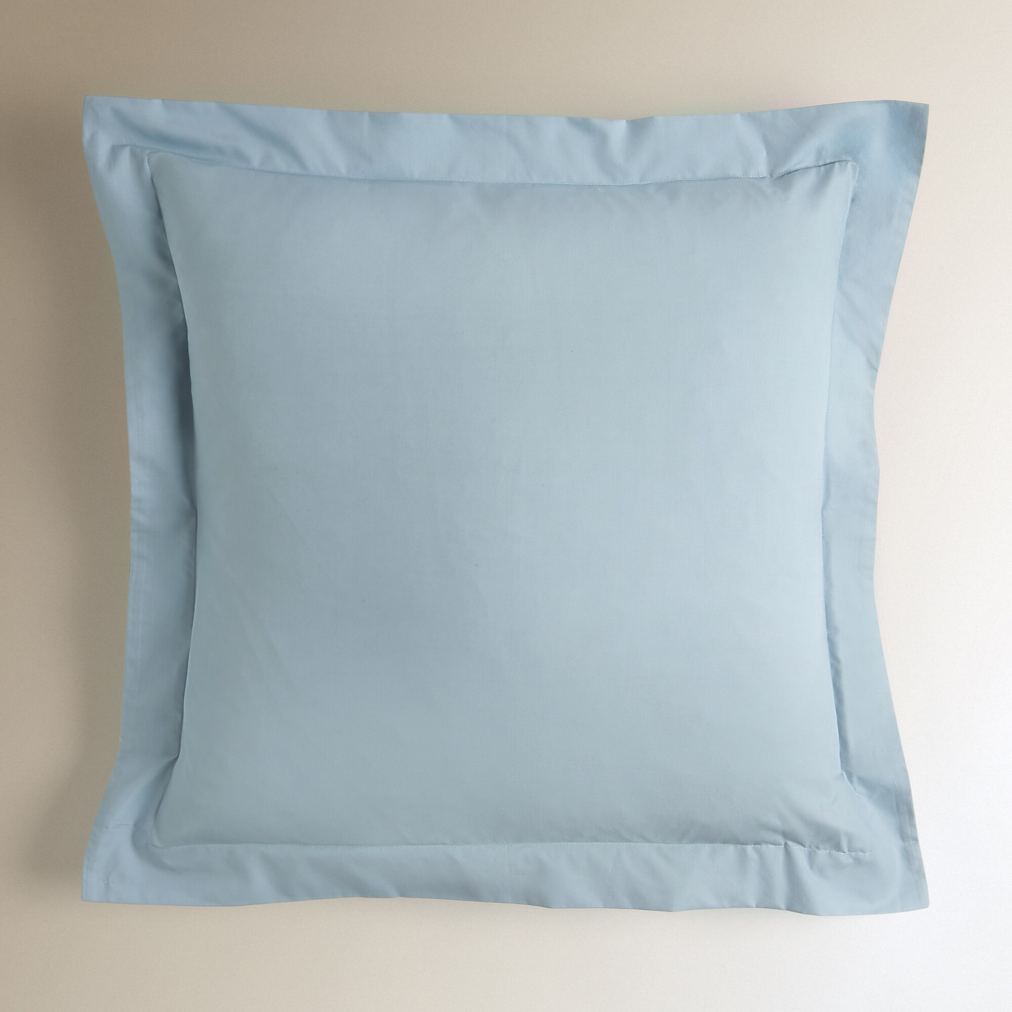 Funda de cuadrante Algodón Percal 200 hilos - Azul Cielo 55 x 55 cm Azul Cielo-2