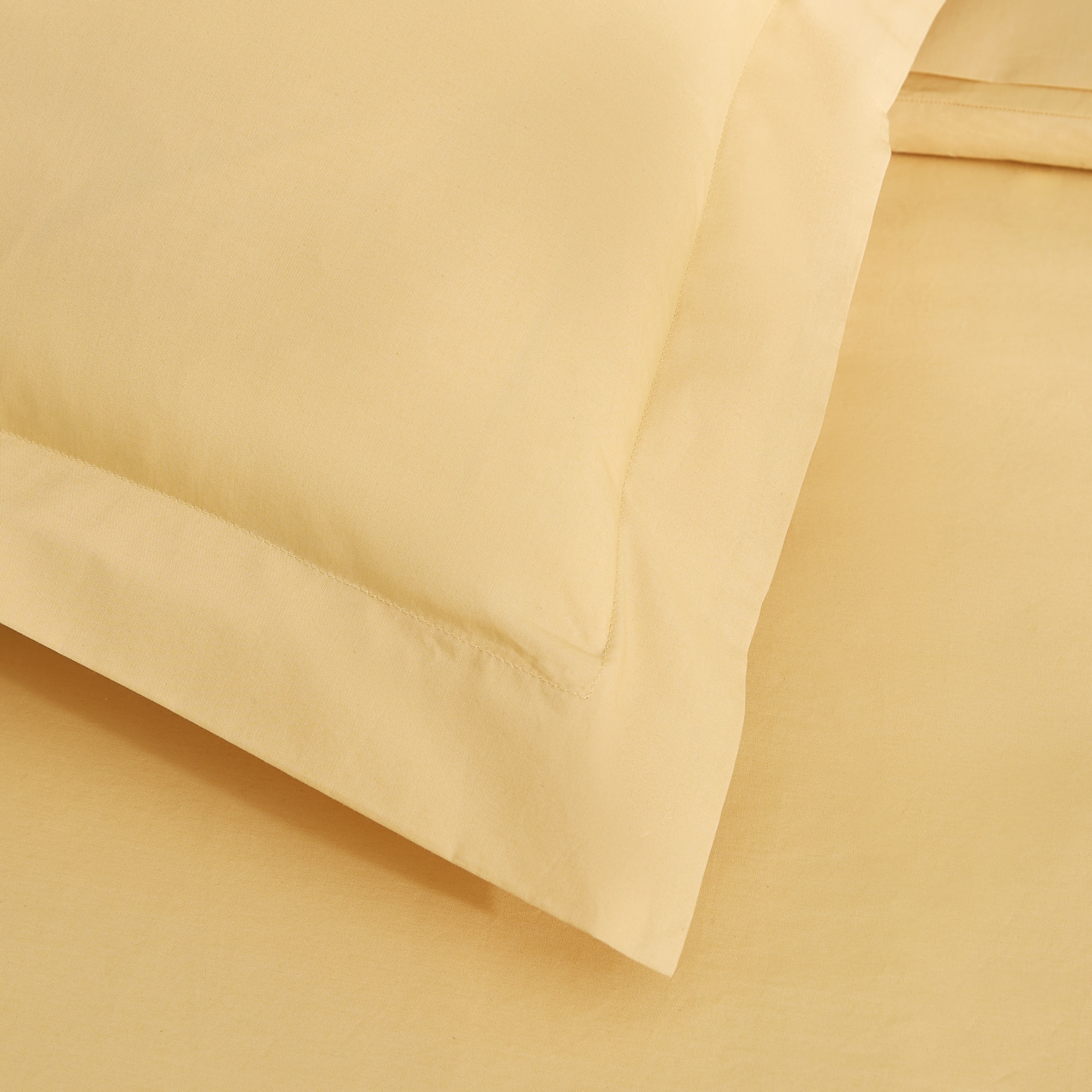 Funda de cuadrante Algodón Percal 200 hilos - Mostaza 55 x 55 cm Mostaza-3