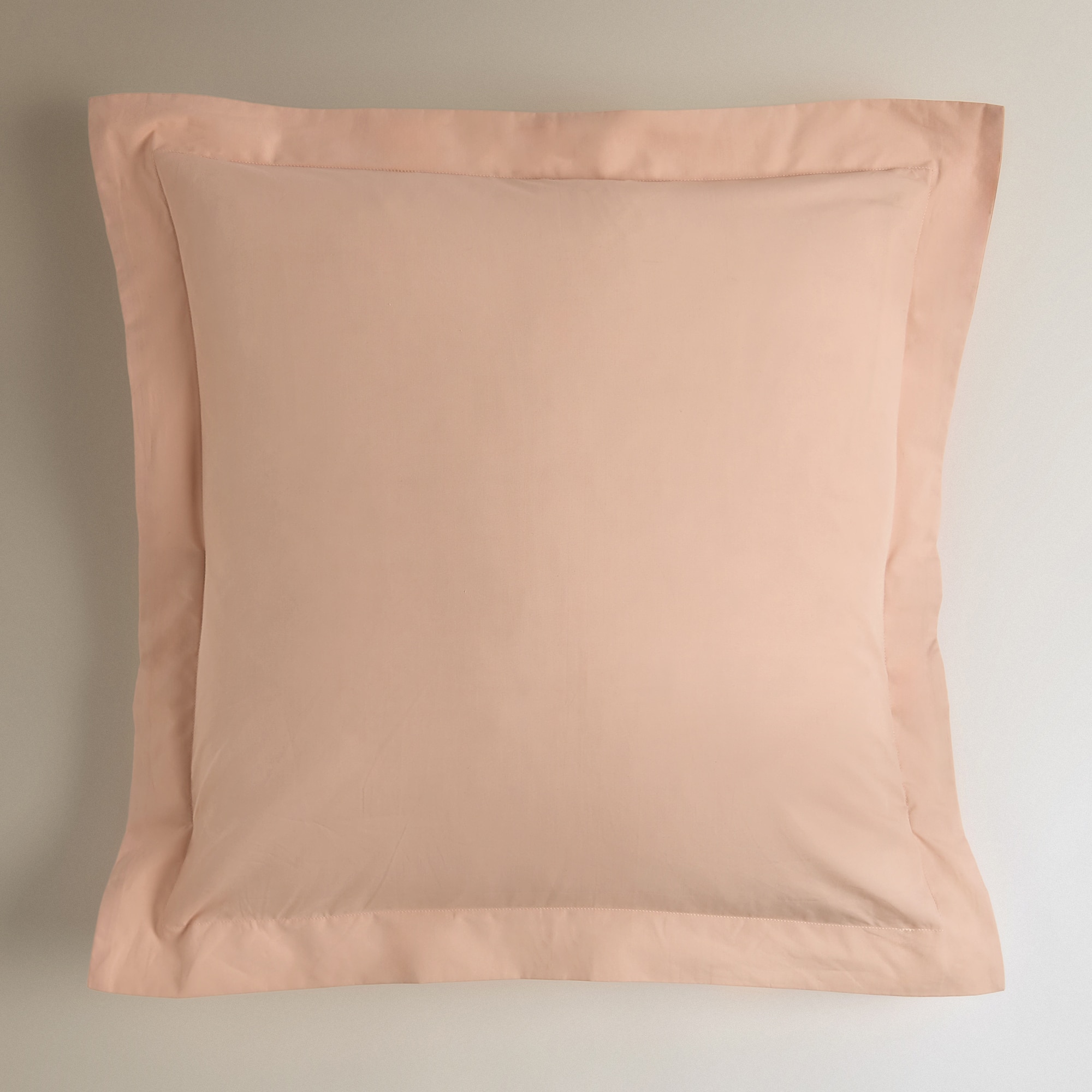 Funda de cuadrante Algodón Percal 200 hilos - Rosa Pétalo 55 x 55 cm Rosa Pétalo-2
