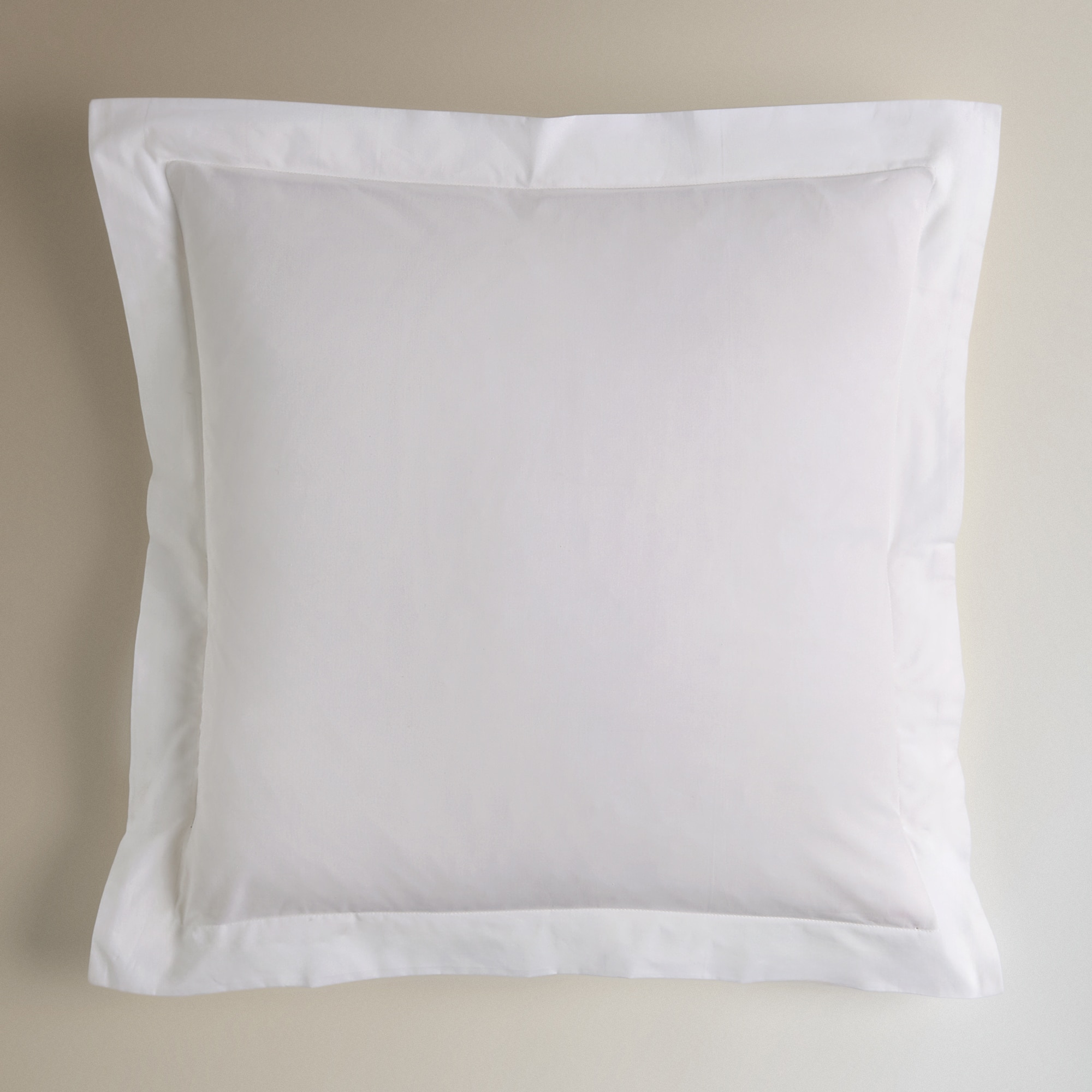 Funda de cuadrante Algodón Percal 200 hilos - Blanco 55 x 55 cm Blanco-2