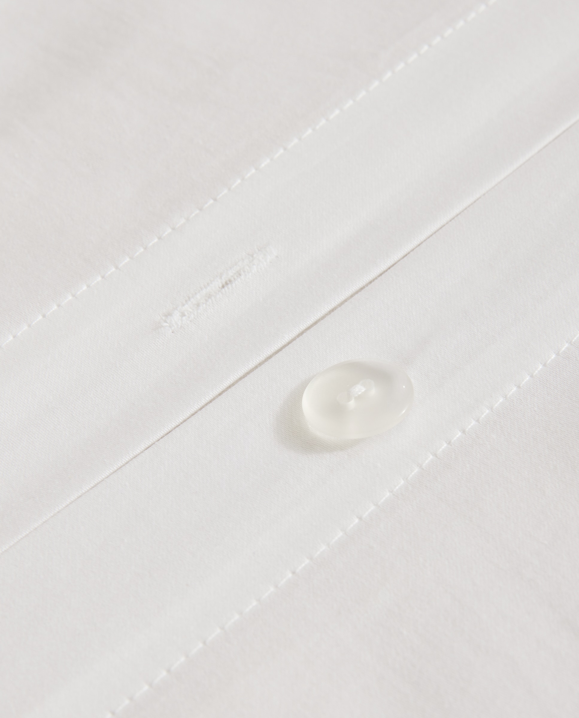 Capa de Edredão de Algodão Acetinado 300 Fios Branco-5