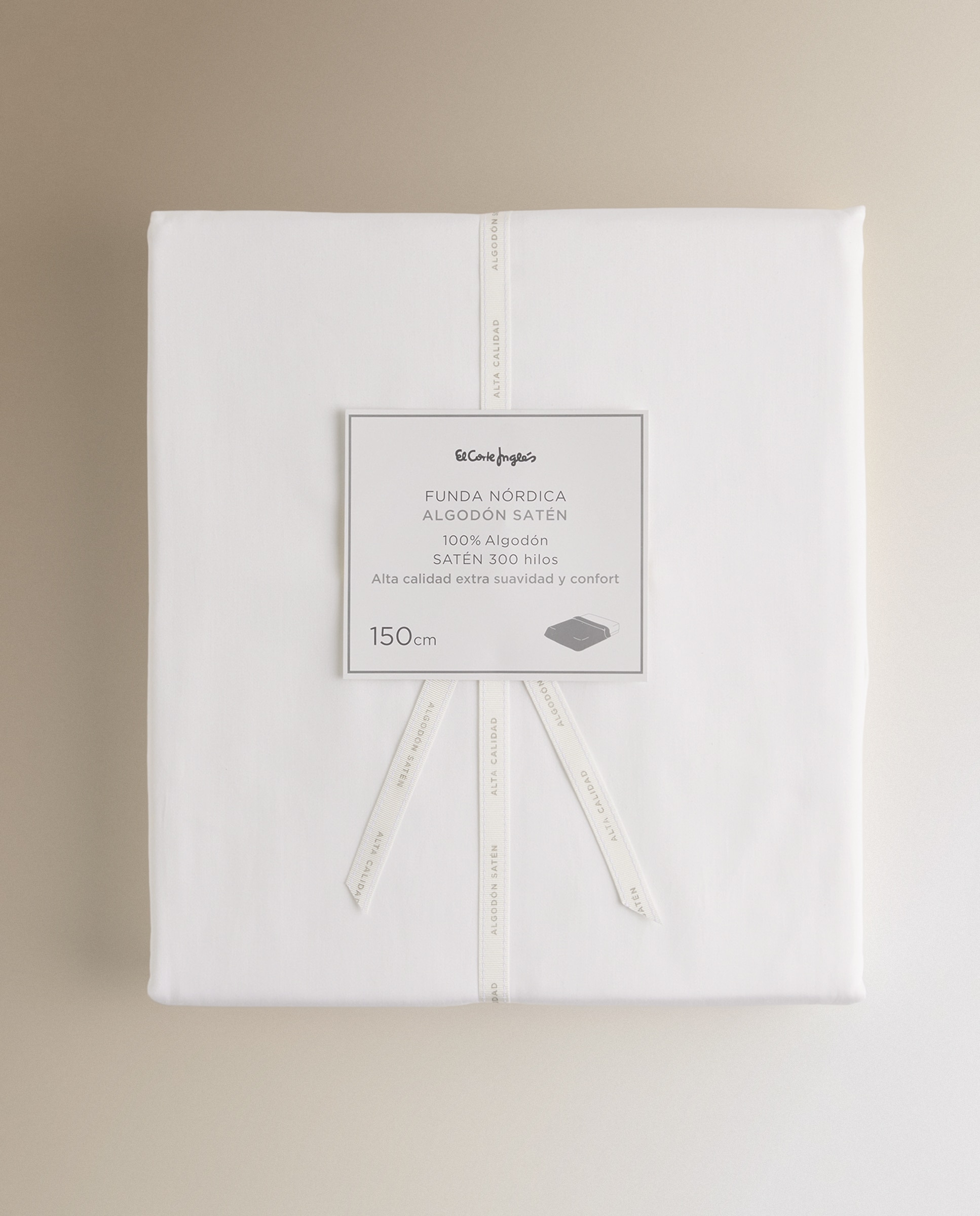Capa de Edredão de Algodão Acetinado 300 Fios Branco-8