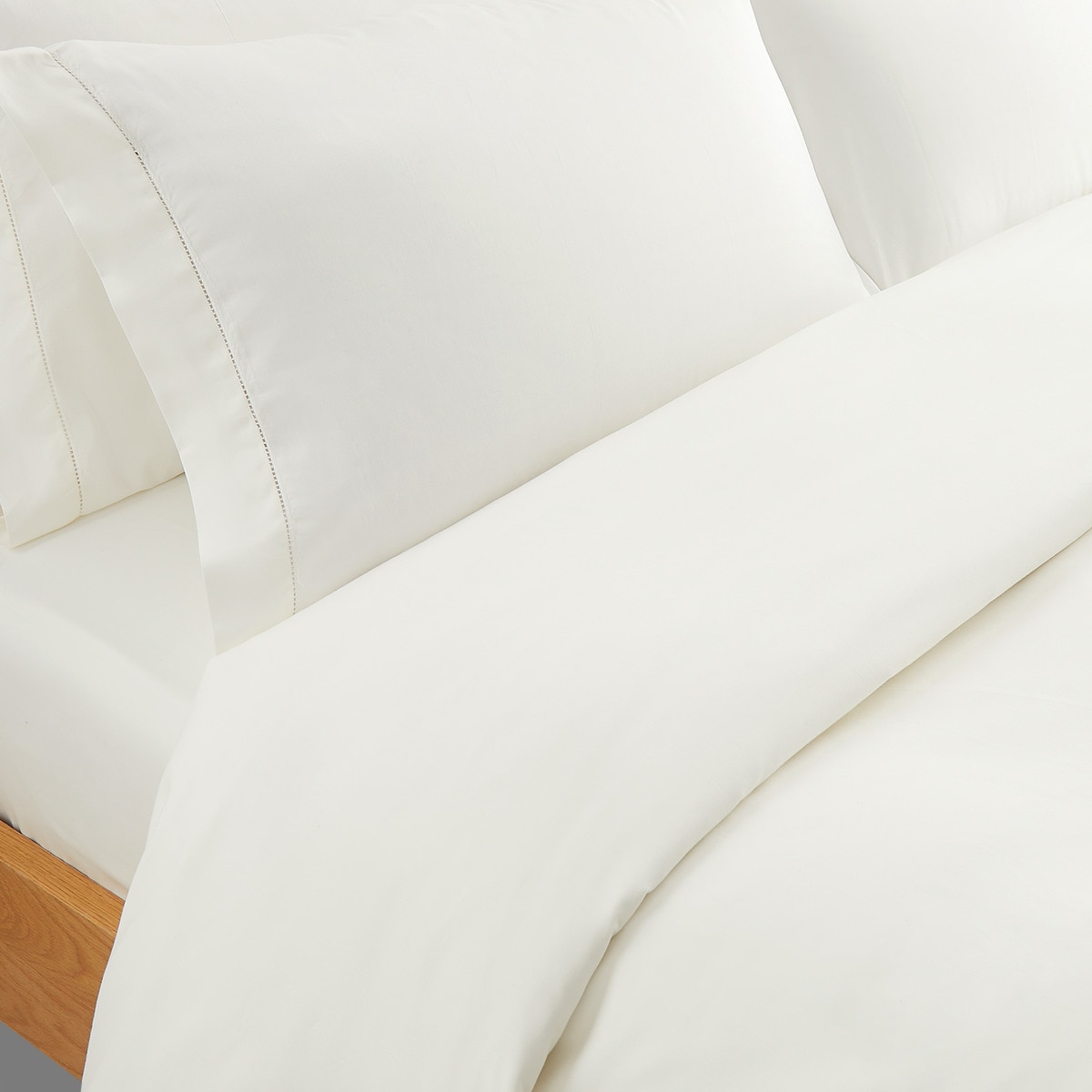 Funda nórdica Algodón Satén 300 hilos El Corte Inglés - Crudo Cama 90 cm Crudo-2