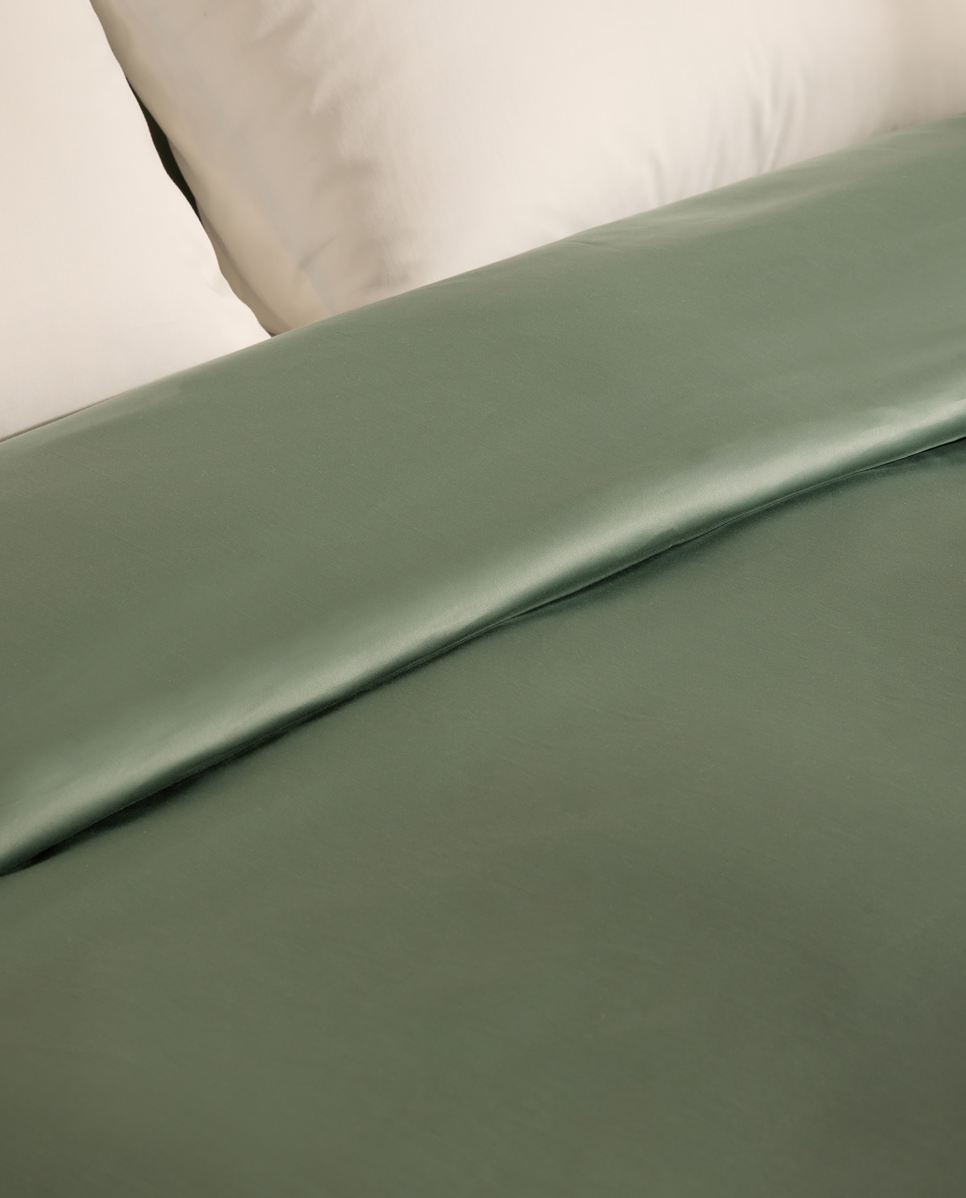 Funda nórdica Algodón Satén 300 hilos El Corte Inglés - Verde Cama 90 cm Verde-3