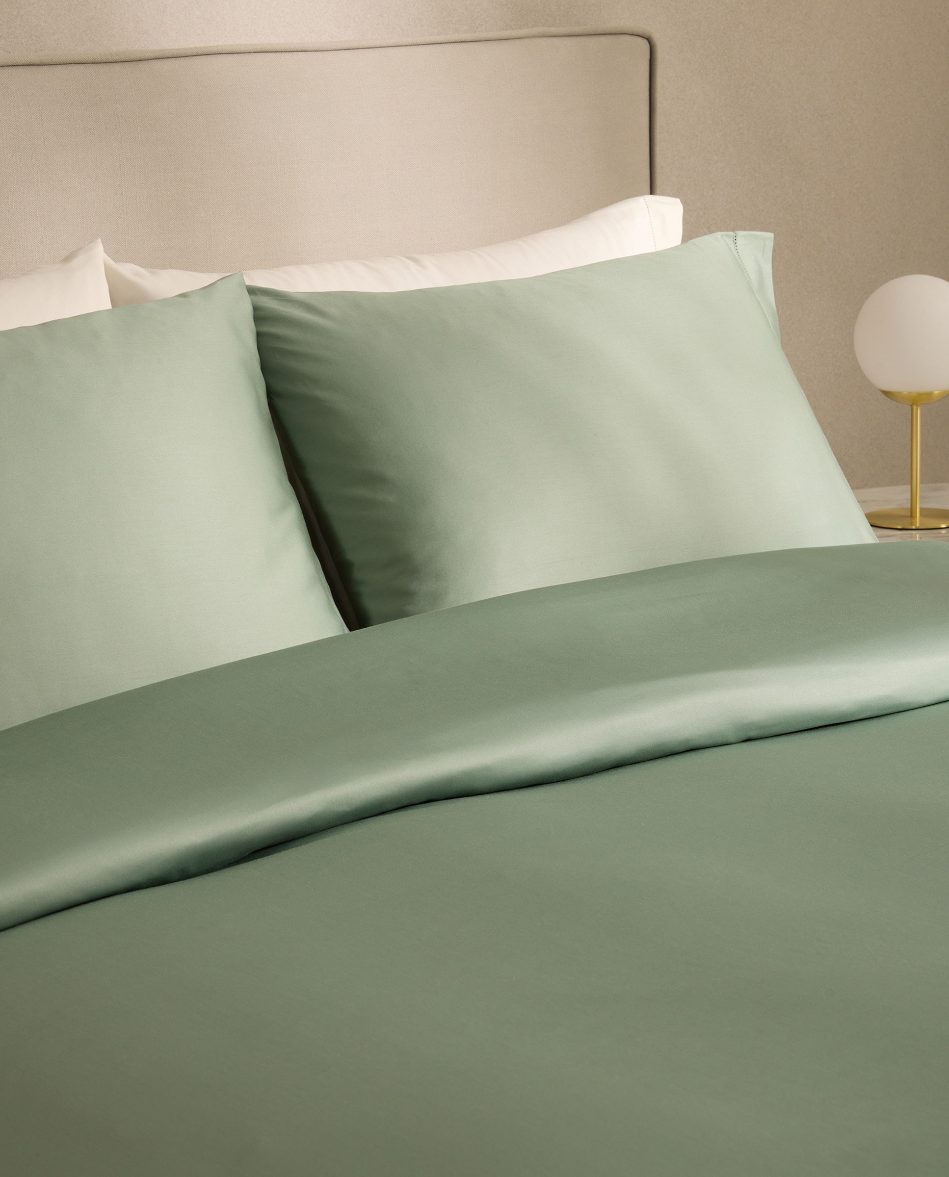 Funda nórdica Algodón Satén 300 hilos El Corte Inglés - Verde Cama 90 cm Verde-7