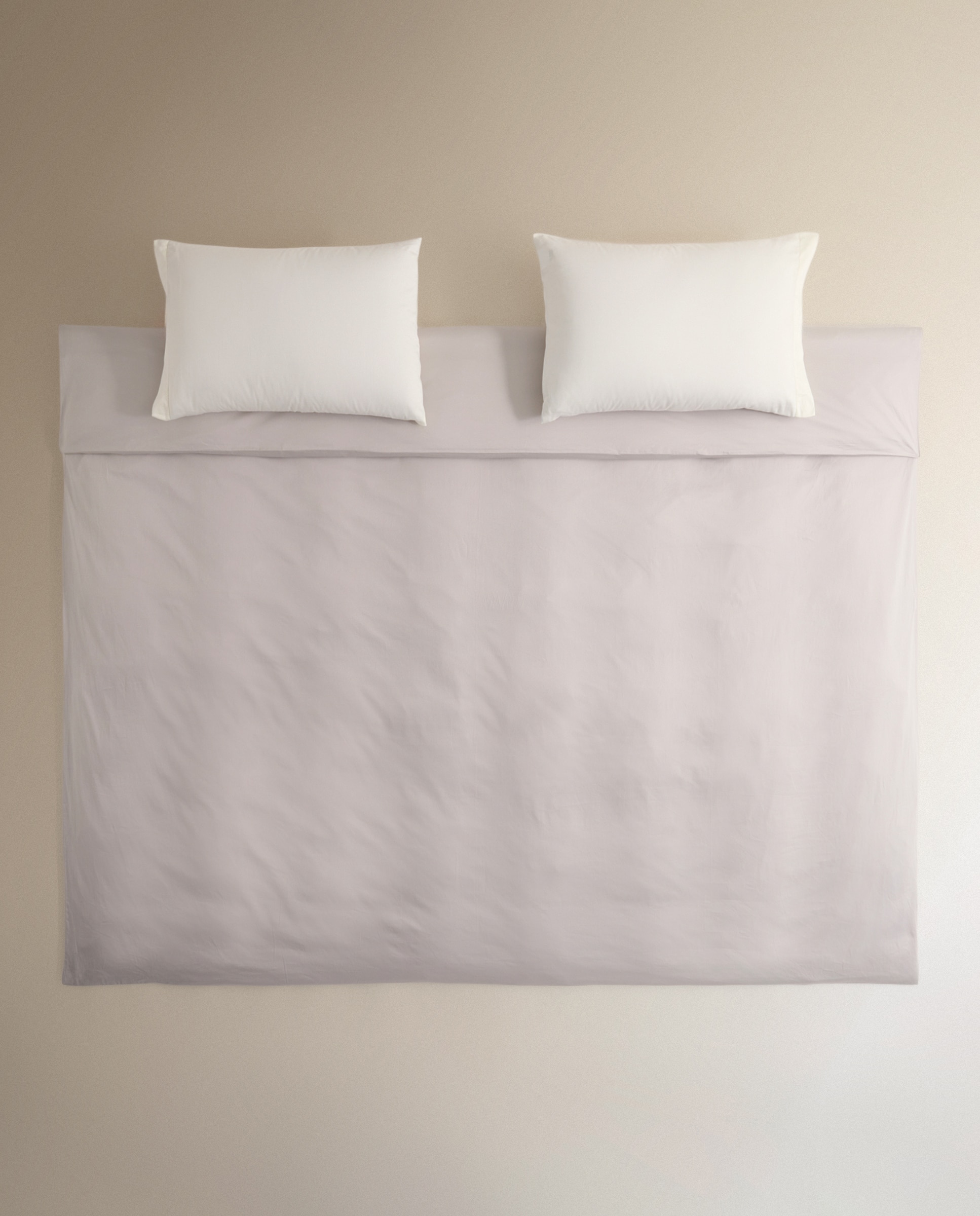 Funda nórdica Algodón Satén 300 hilos El Corte Inglés - Plata Cama 200 cm Plata-2