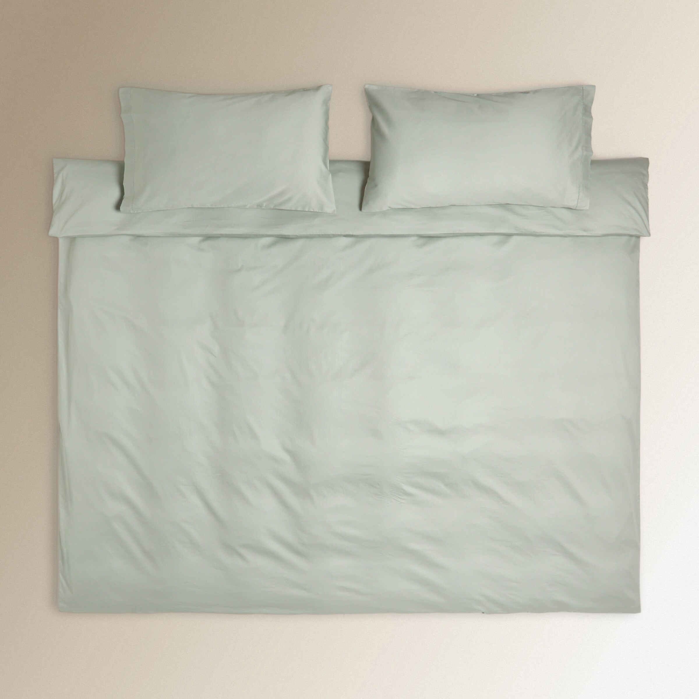 Funda nórdica Algodón Satén 300 hilos El Corte Inglés - Verde Agua Cama 90 cm Verde Agua-2