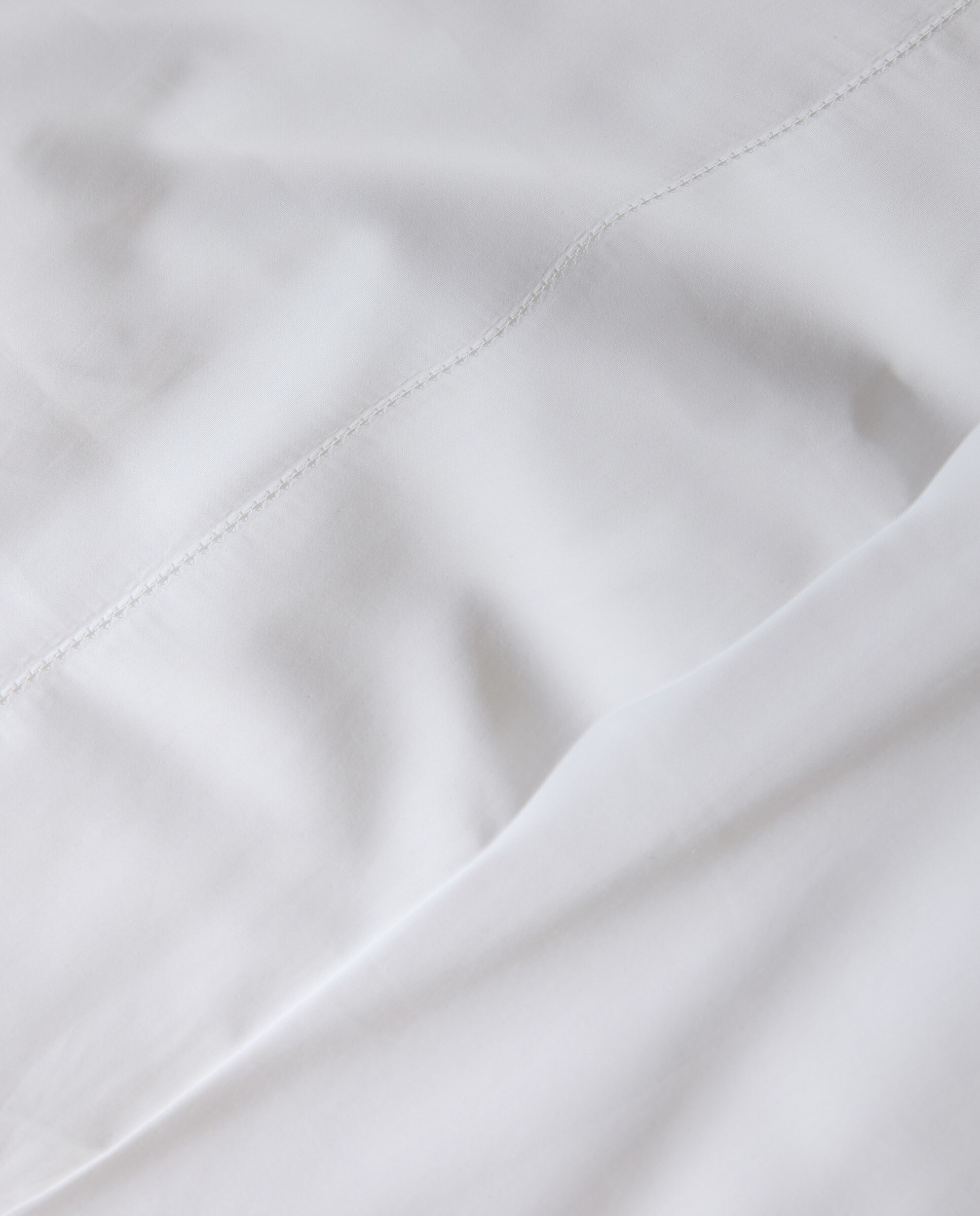 Lençol de Cima de Algodão Acetinado 300 fios Branco-3