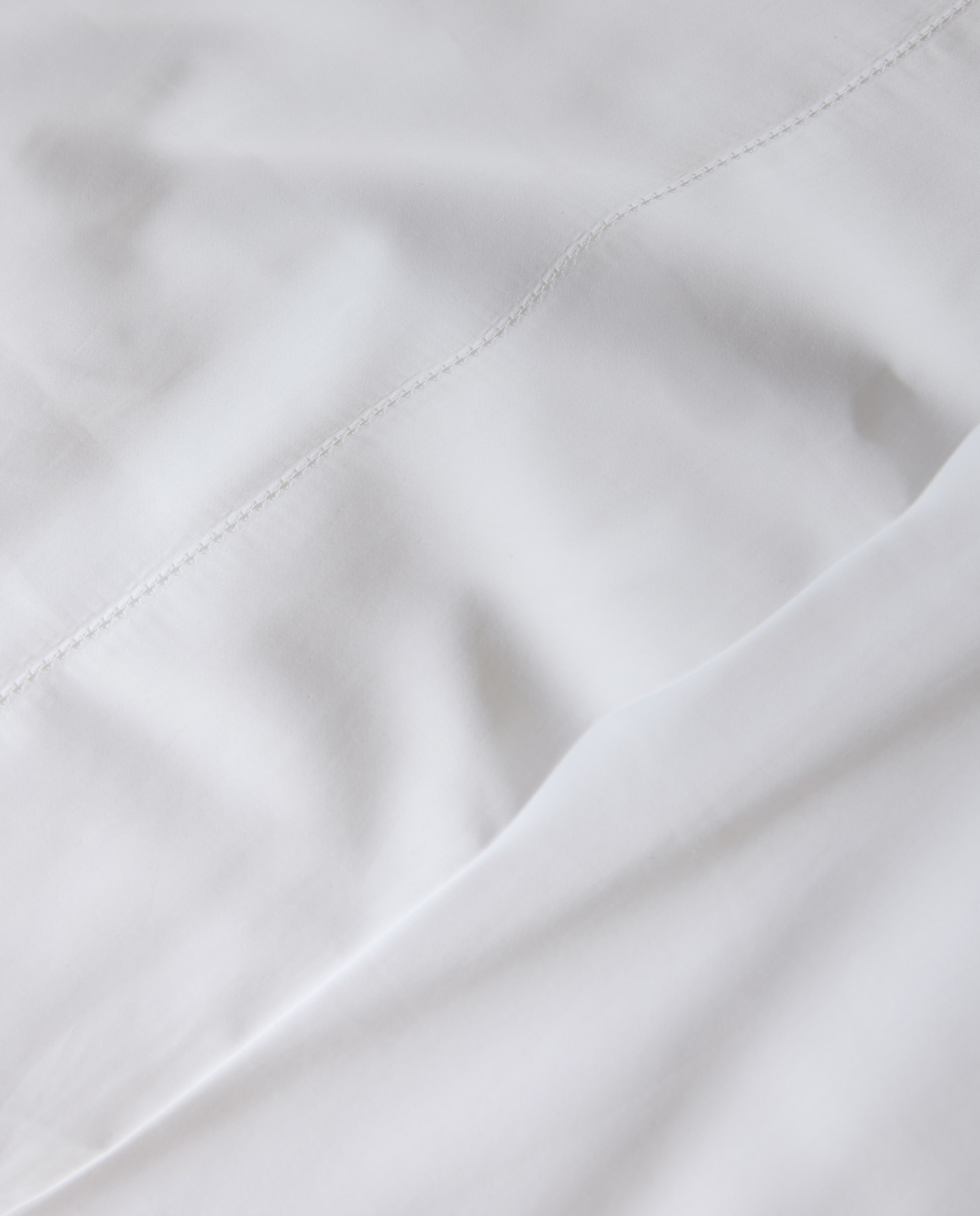 Lençol de Cima de Algodão Acetinado 300 fios Branco-3