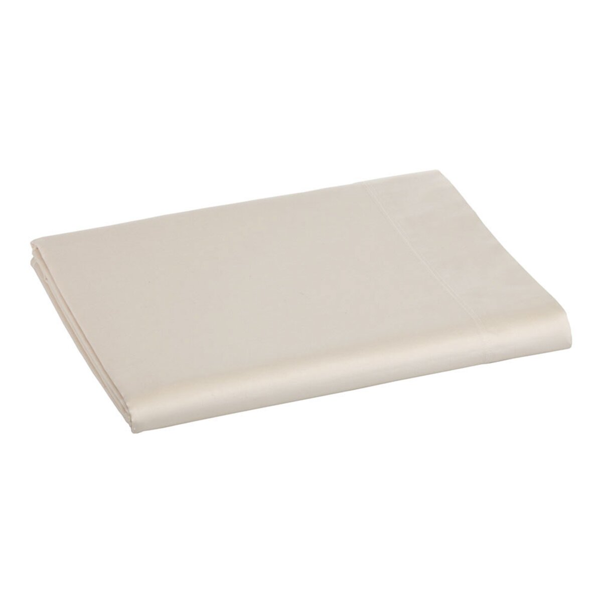 Sábana encimera Algodón Saten 300 hilos El Corte Inglés - Crudo Cama 180 cm Crudo-1