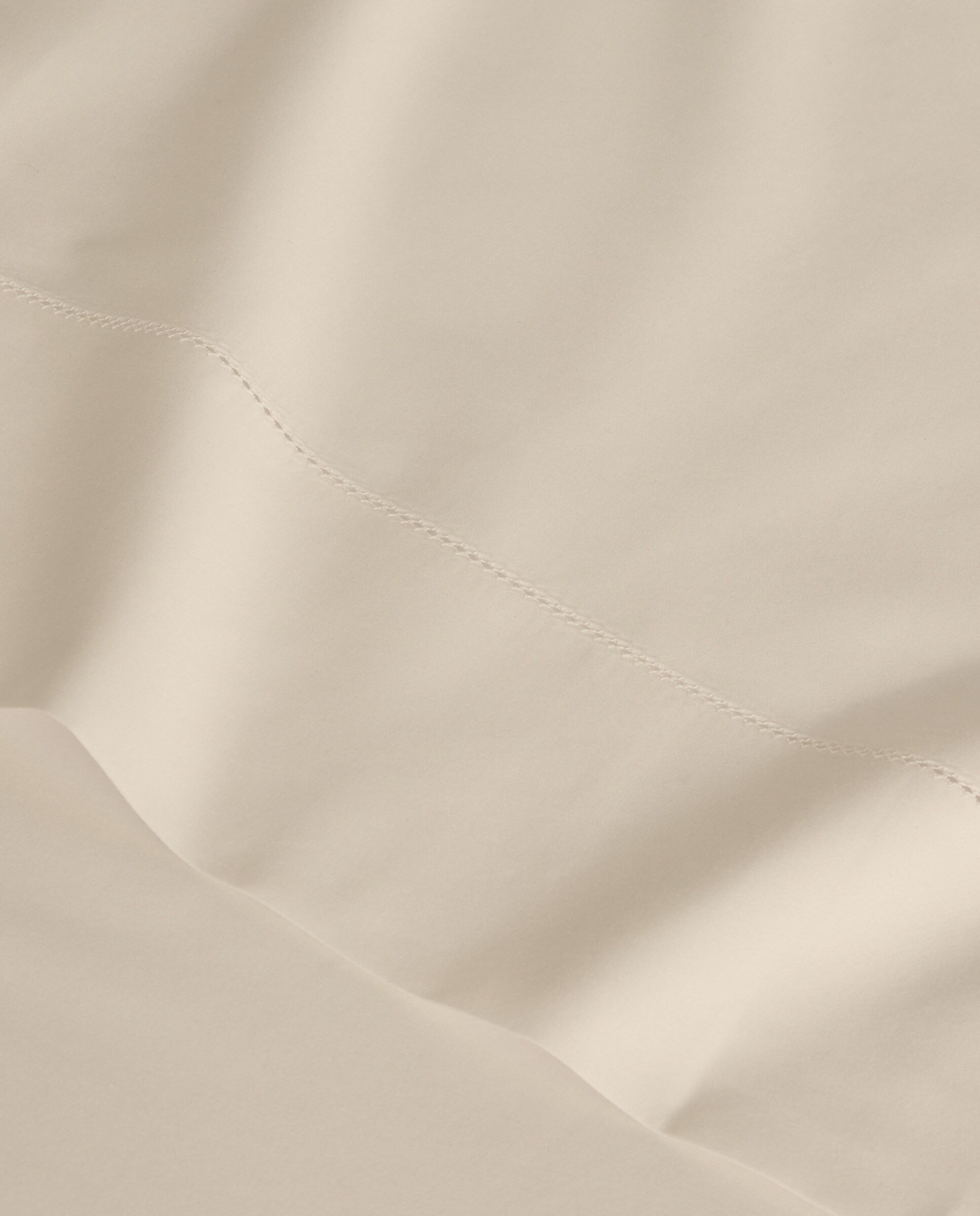 Sábana encimera Algodón Saten 300 hilos El Corte Inglés - Crudo Cama 180 cm Crudo-3