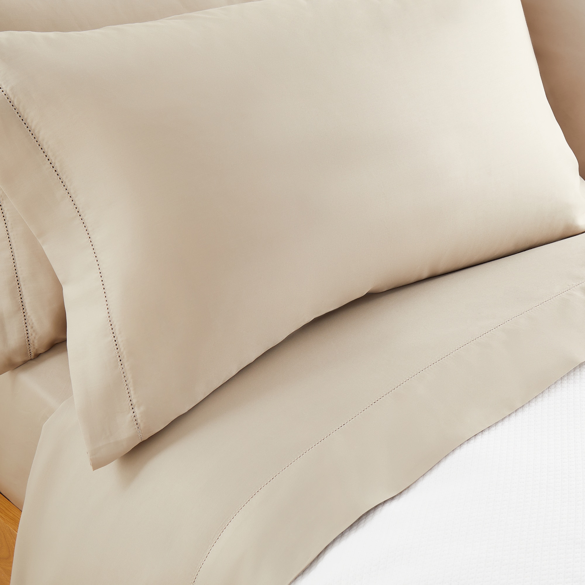 Sábana encimera Algodón Saten 300 hilos El Corte Inglés - Topo Cama 180 cm Topo-2