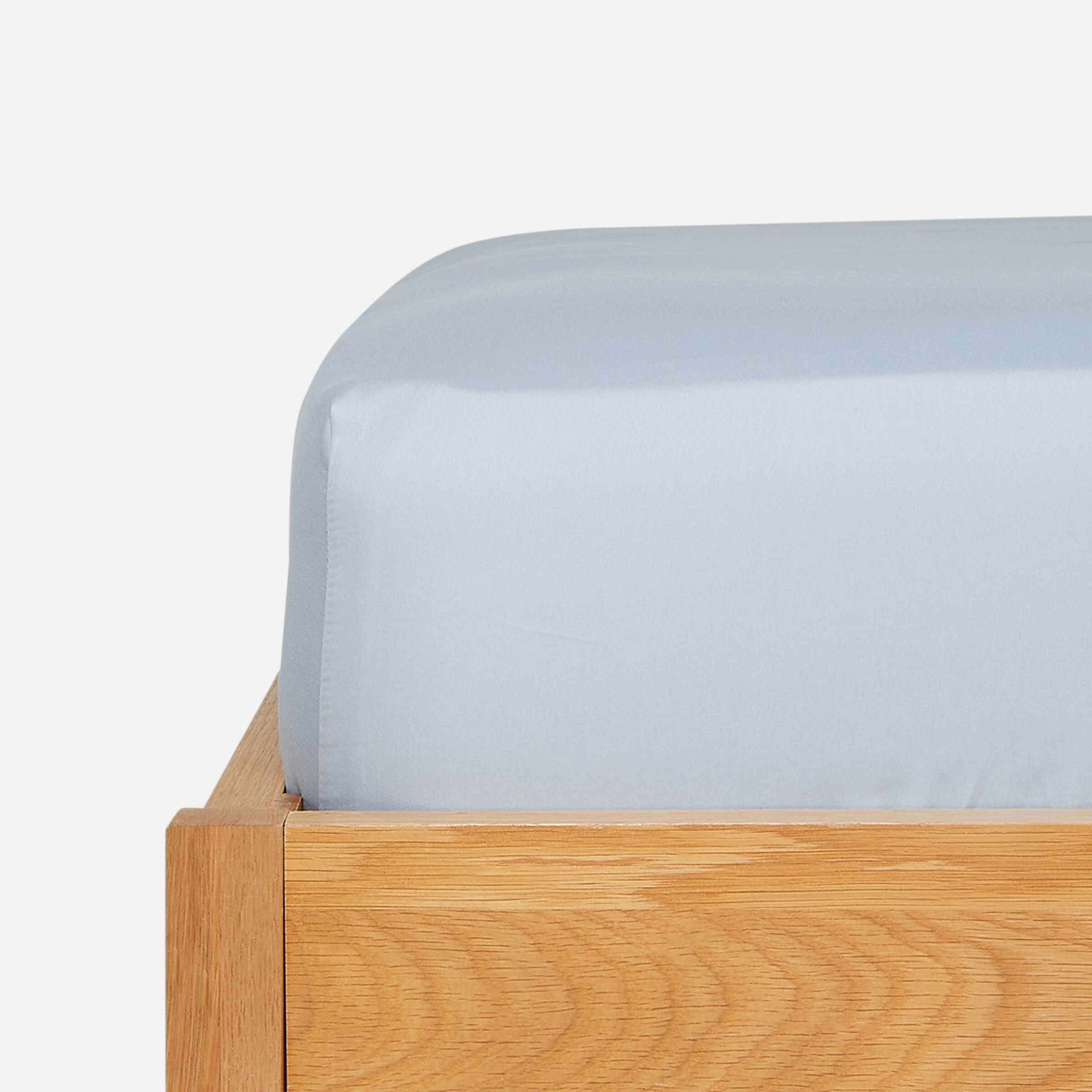 Sábana encimera Algodón Saten 300 hilos El Corte Inglés - Azul Cama 180 cm Azul-4