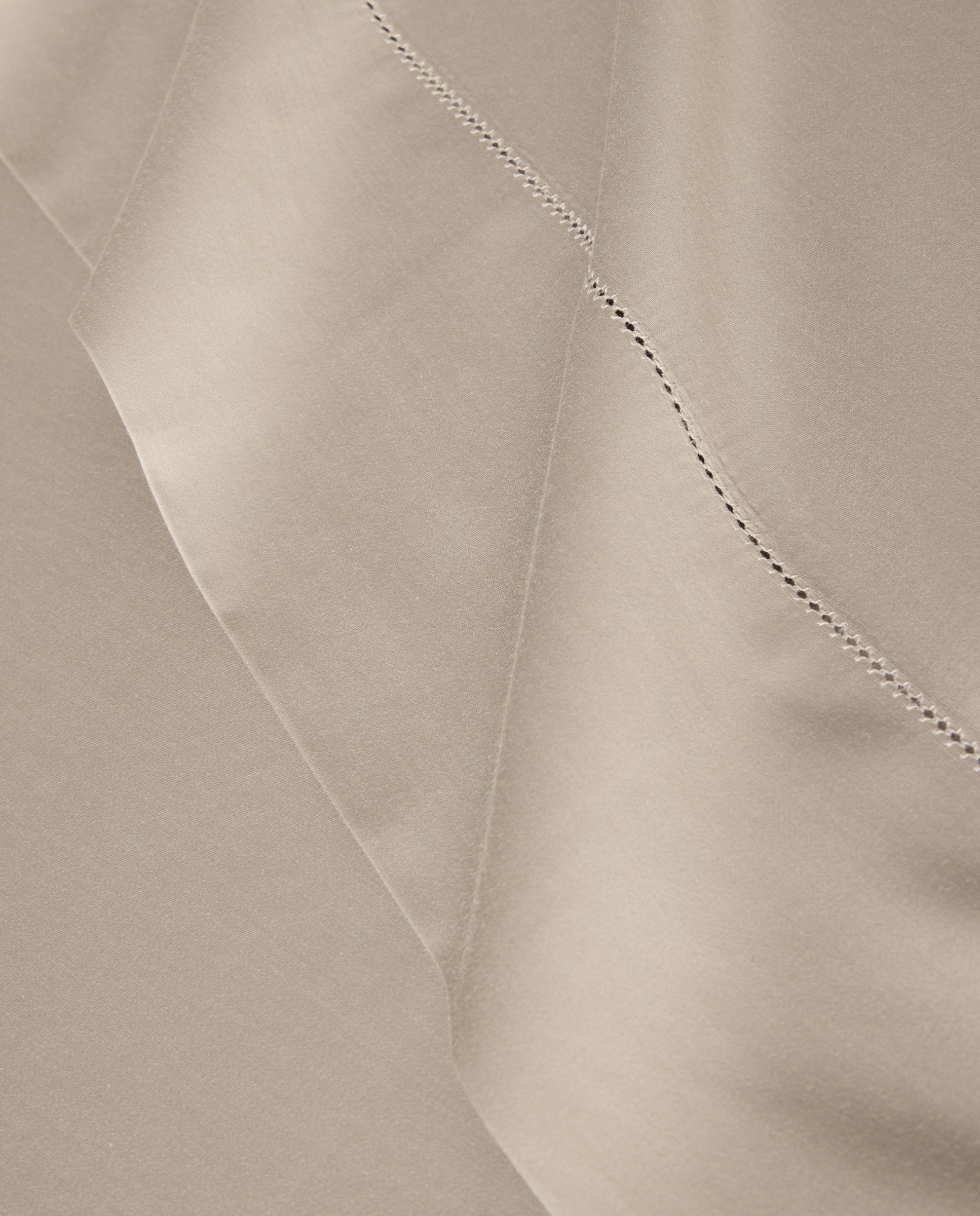 Sábana encimera Algodón Saten 300 hilos El Corte Inglés - Gris Cama 90 cm Gris-3