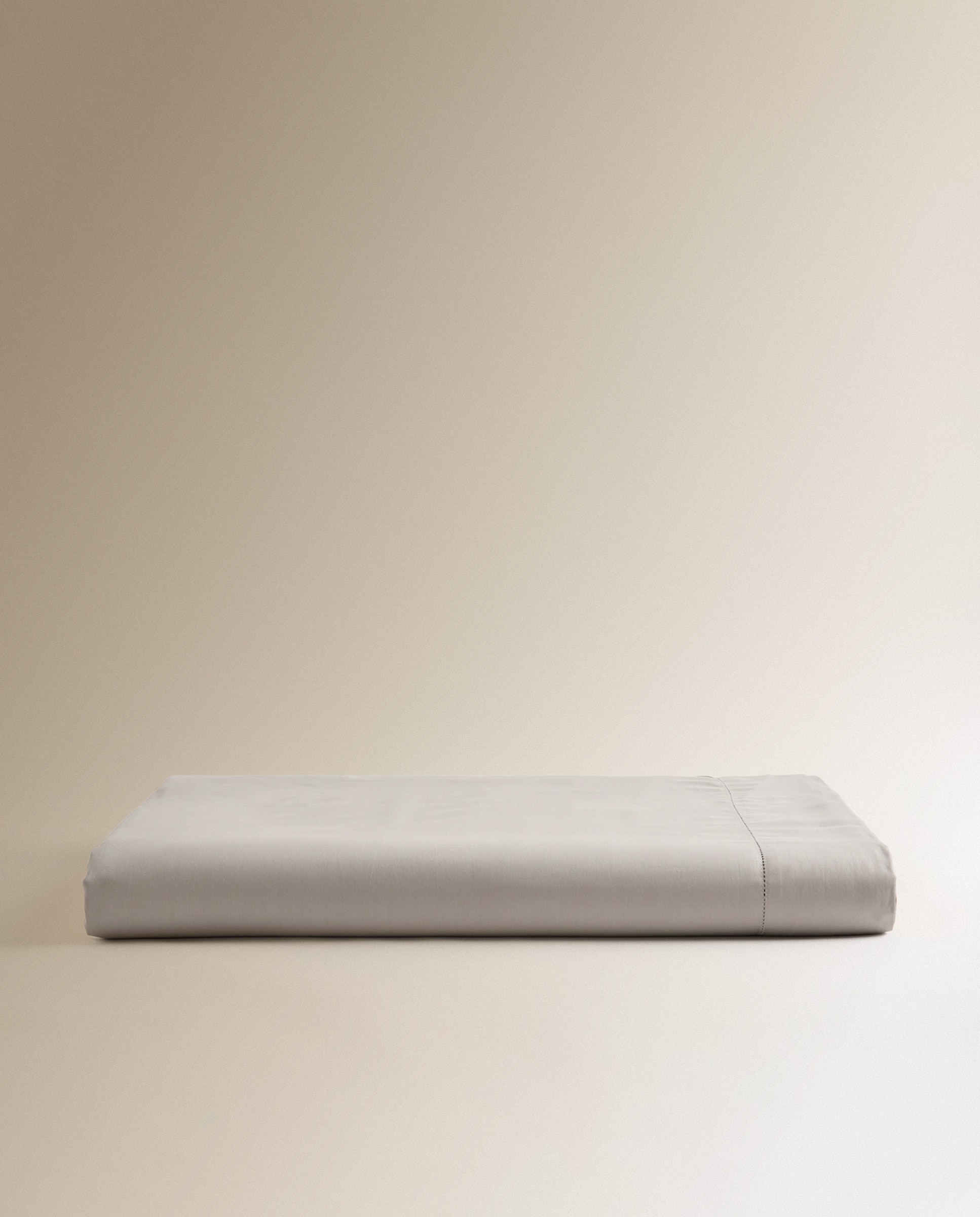 Sábana encimera Algodón Saten 300 hilos El Corte Inglés - Gris Cama 90 cm Gris-5
