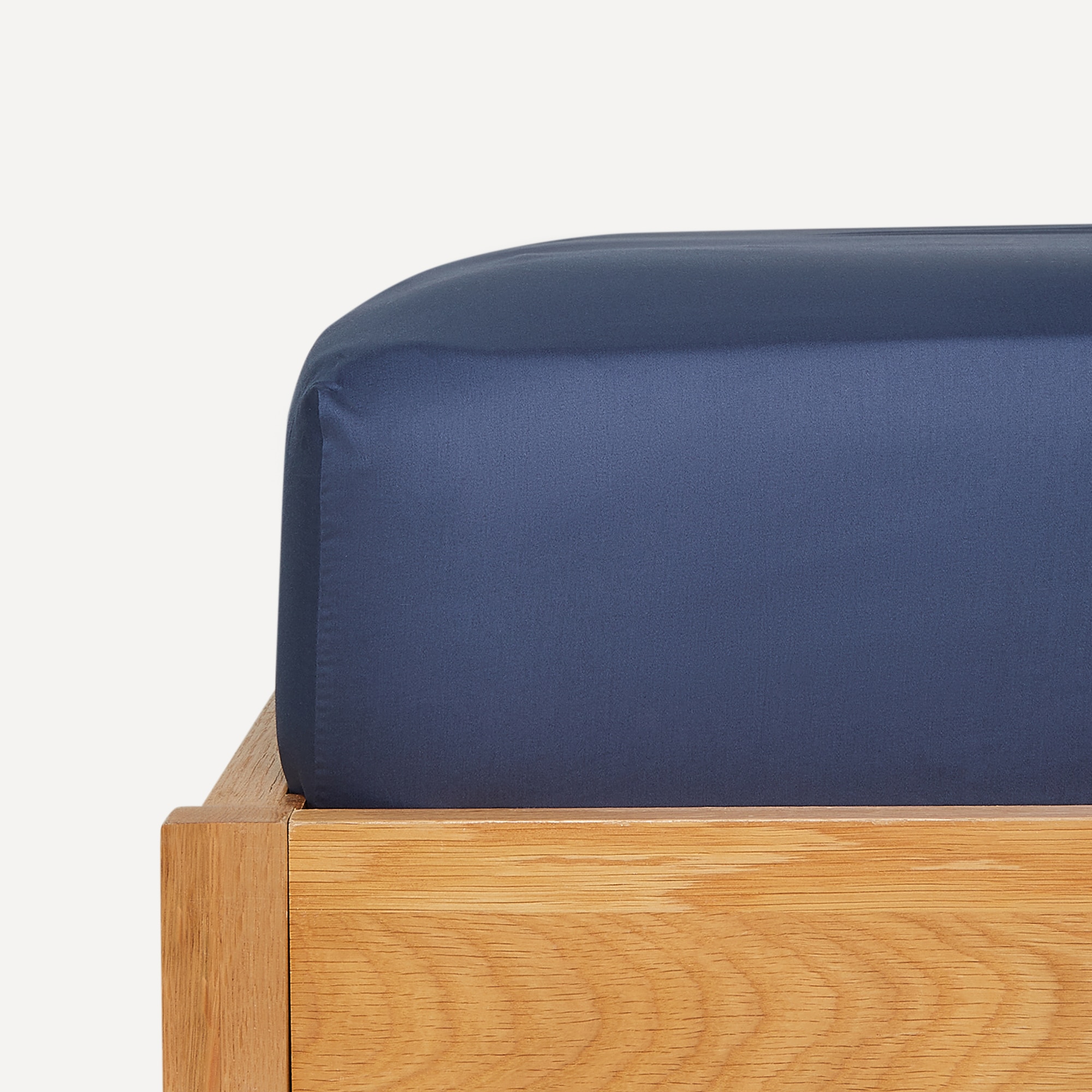 Sábana encimera Algodón Saten 300 hilos El Corte Inglés - Azul marino Cama 200 cm Azul marino-3
