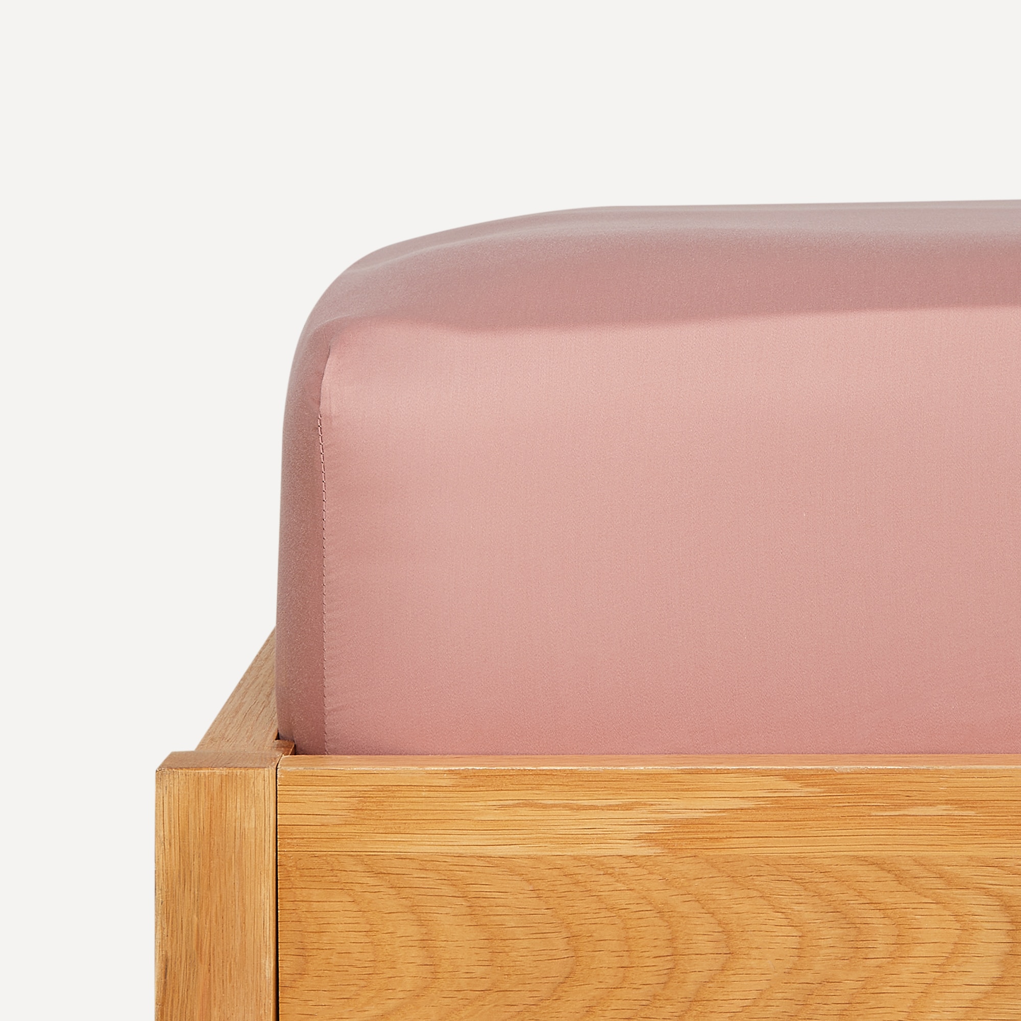 Sábana encimera Algodón Saten 300 hilos El Corte Inglés - Rosa Cama 90 cm Rosa-3