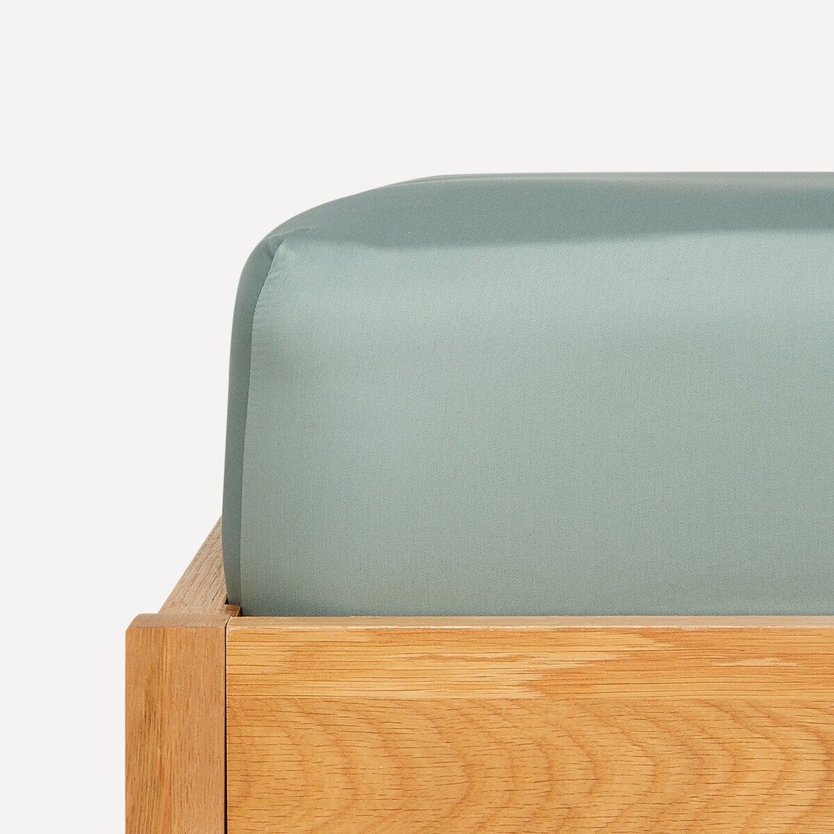Sábana encimera Algodón Saten 300 hilos El Corte Inglés - Verde Cama 90 cm Verde-3