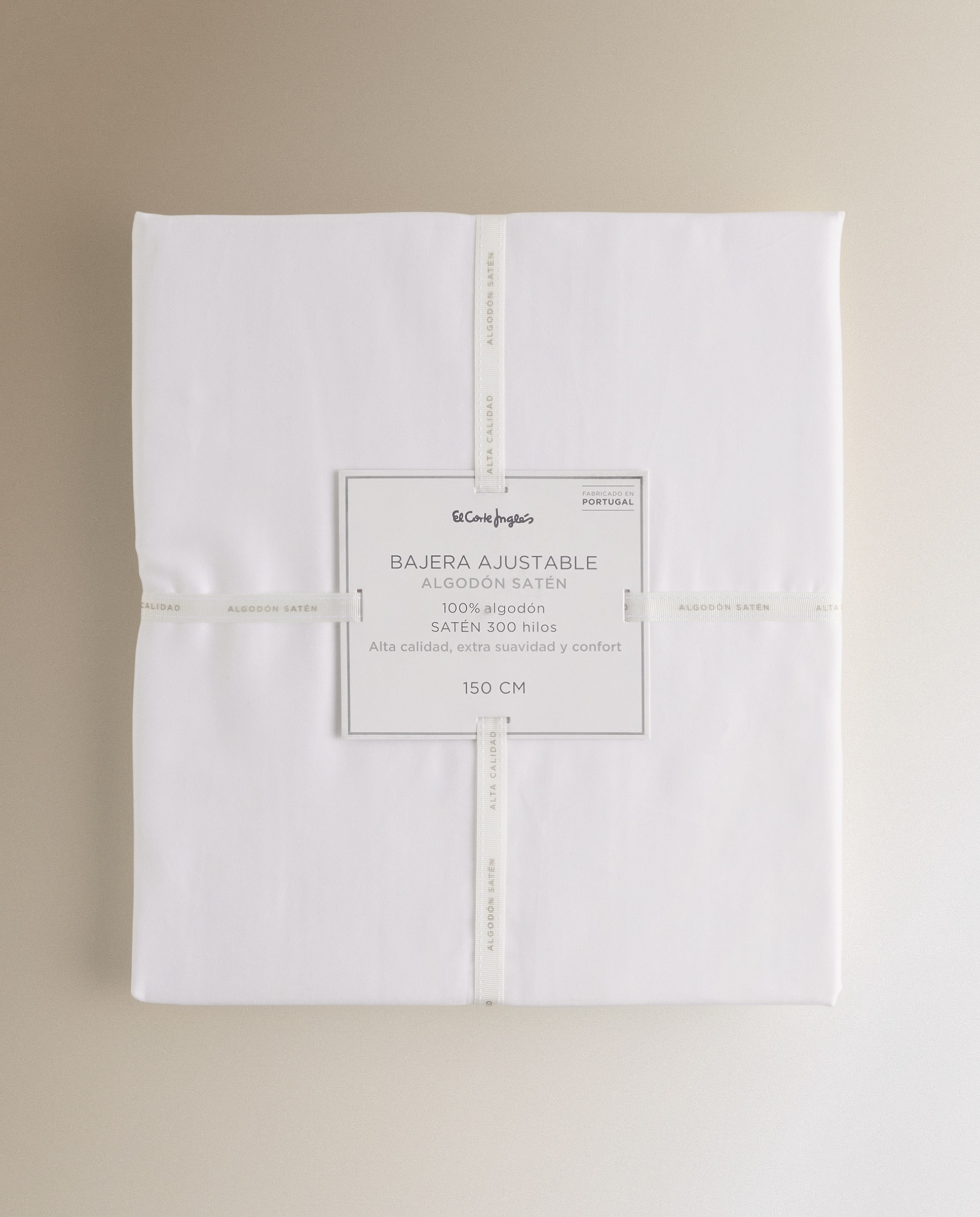 Lençol de Baixo Ajustável de Algodão Cetim 300 Fios Platabanda - 35 cm Branco-6
