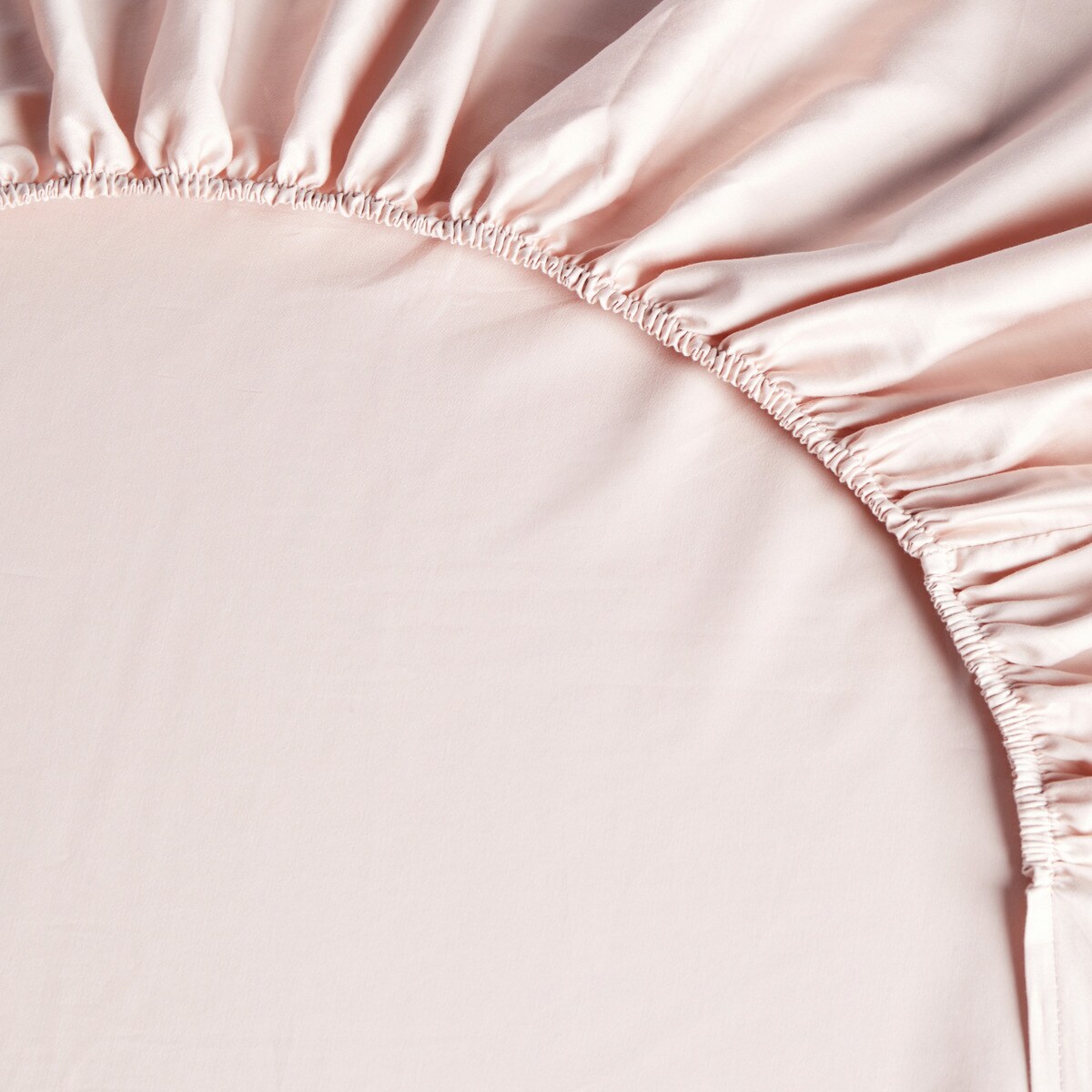 Sábana bajera ajustable Algodón Satén 300 hilos platabanda 35 cm El Corte Inglés - Rosa palo Cama 90 cm Rosa palo-2