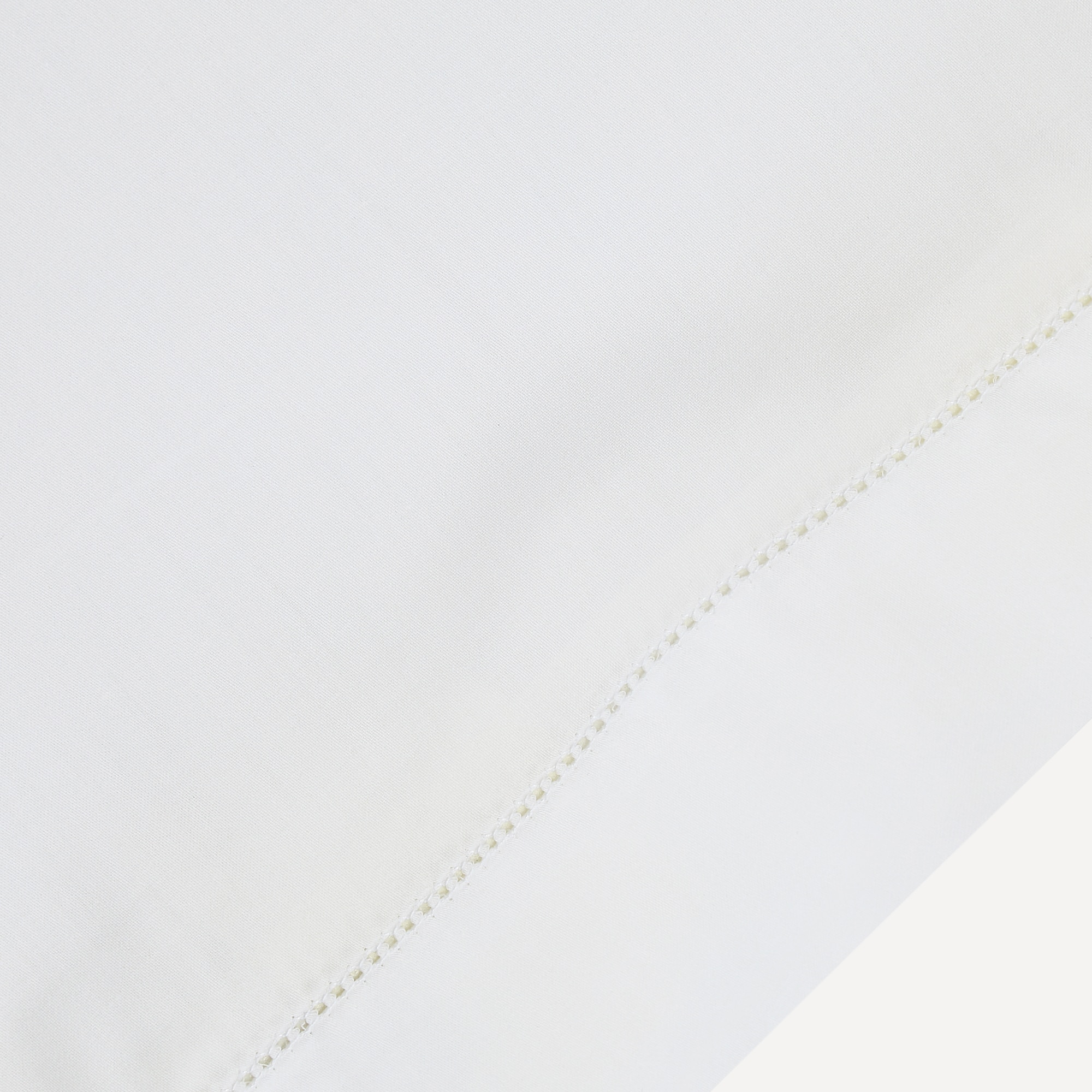 Capa de Almofada de Algodão Acetinado de 300 Fios Branco-2