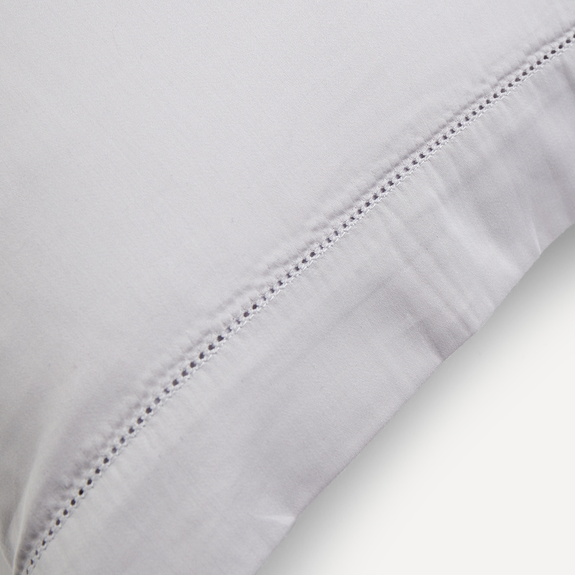 Imagen 2 de Funda de almohada Algodón Satén 300 hilos El Corte Inglés - Plata 45 x 75 cm Plata
