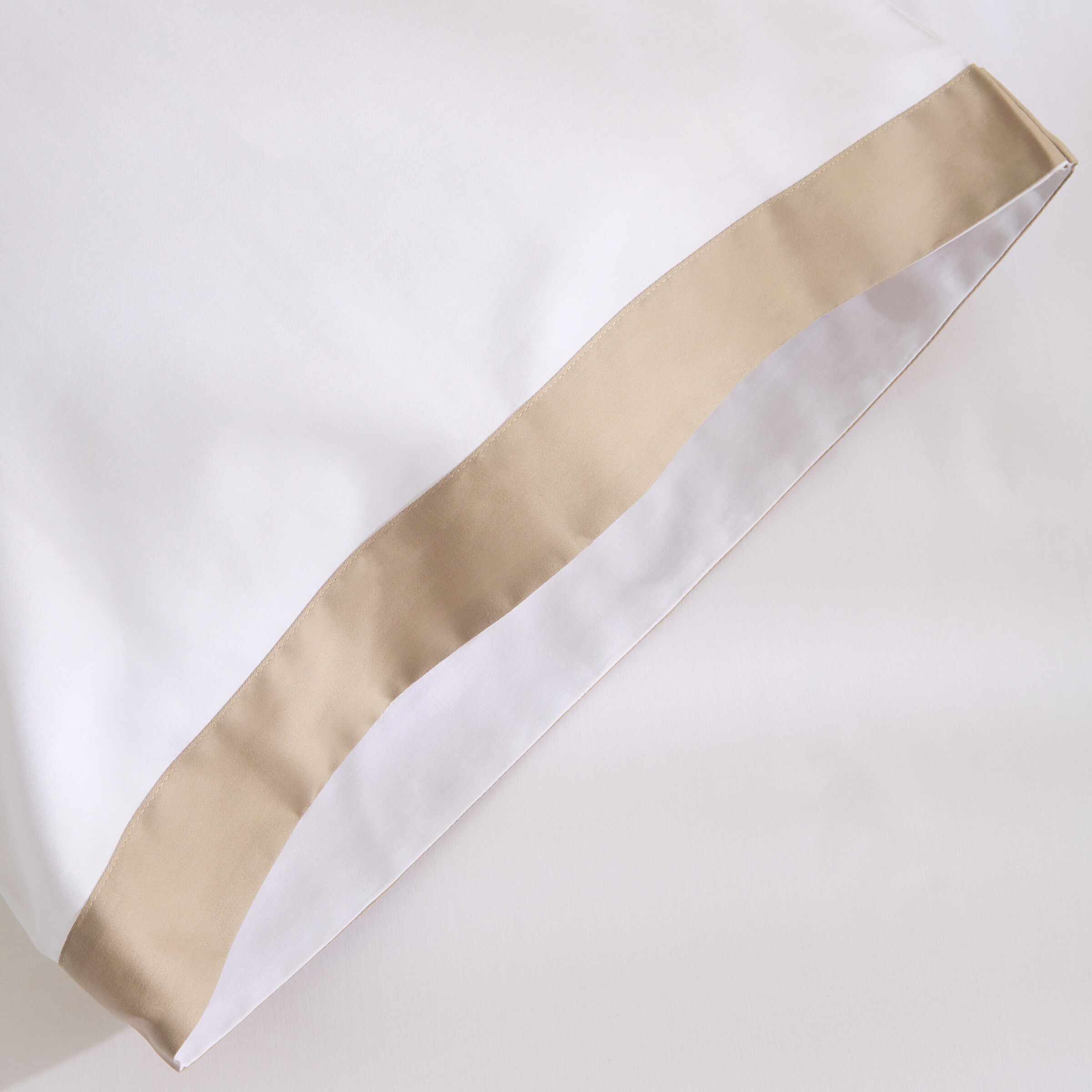 Imagen 4 de Funda de almohada algodón satén Avenue - Topo 45 x 75 cm Topo