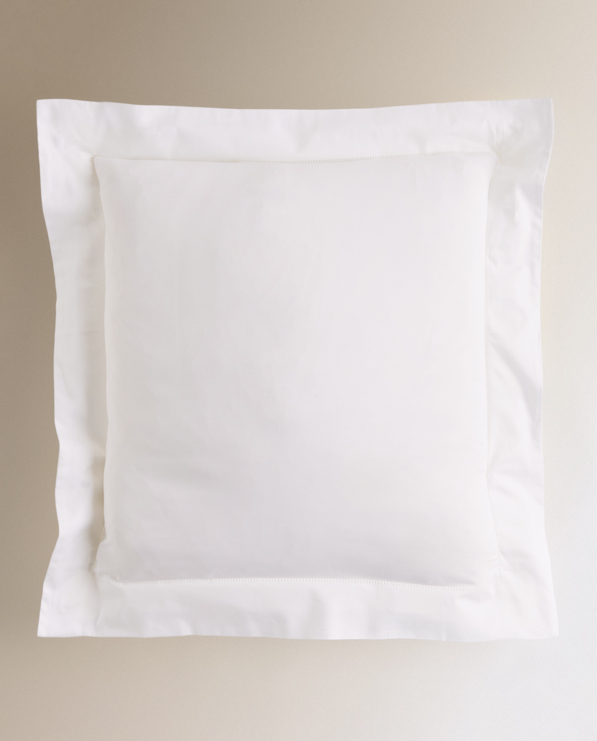 Imagen 2 de Funda de cuadrante Algodón Satén 300 hilos - Blanco 60 x 60 cm Blanco