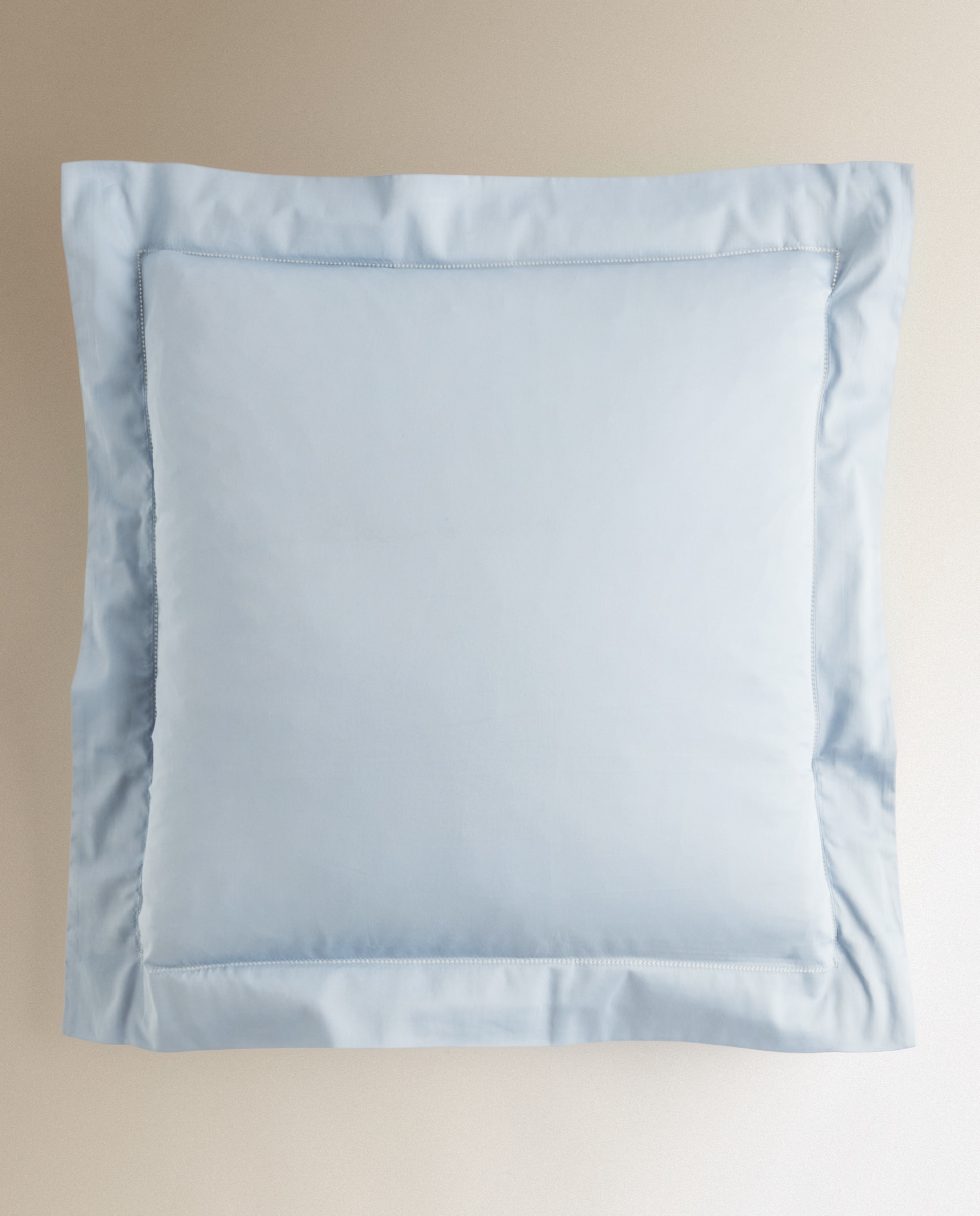 Imagen 2 de Funda de cuadrante Algodón Satén 300 hilos - Azul 60 x 60 cm Azul