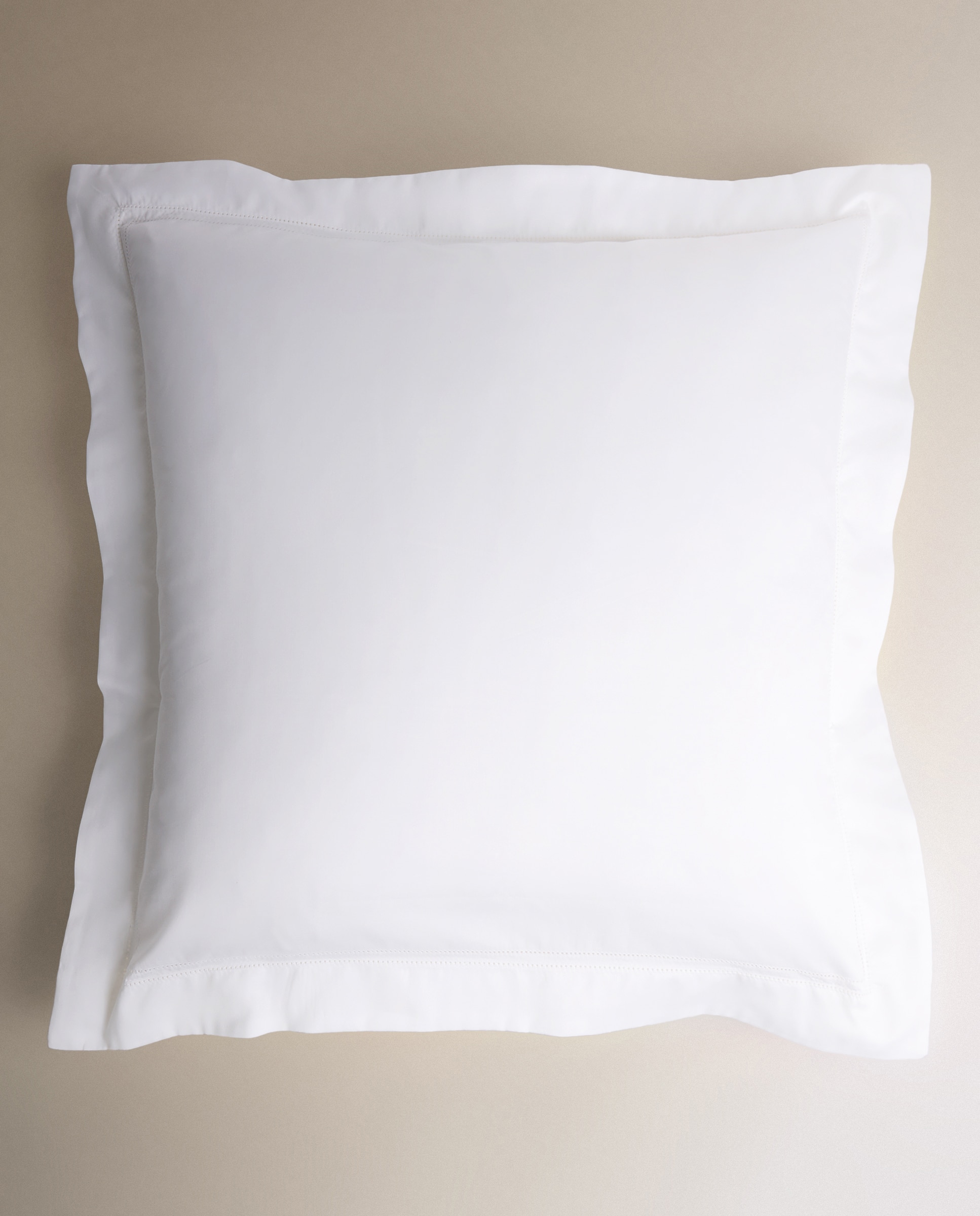 Capa de Almofada em Algodão Egípcio Cetim - 600 Fios Branco-2